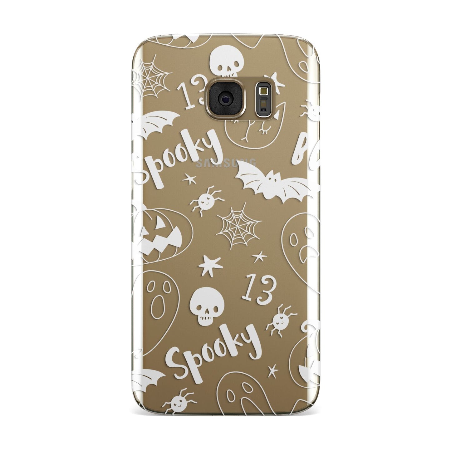 Cute Grey Halloween Samsung Galaxy Case