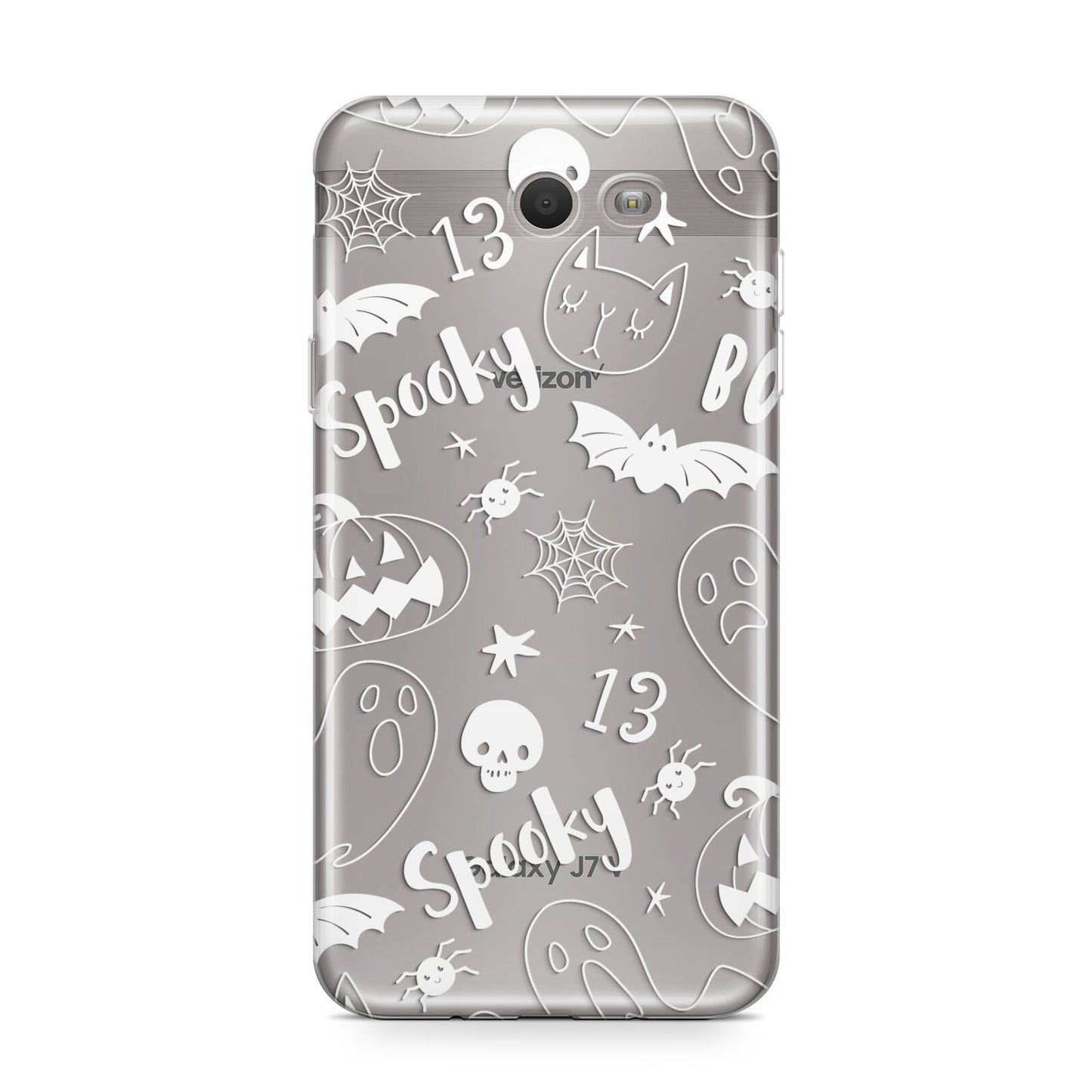 Cute Grey Halloween Samsung Galaxy J7 2017 Case