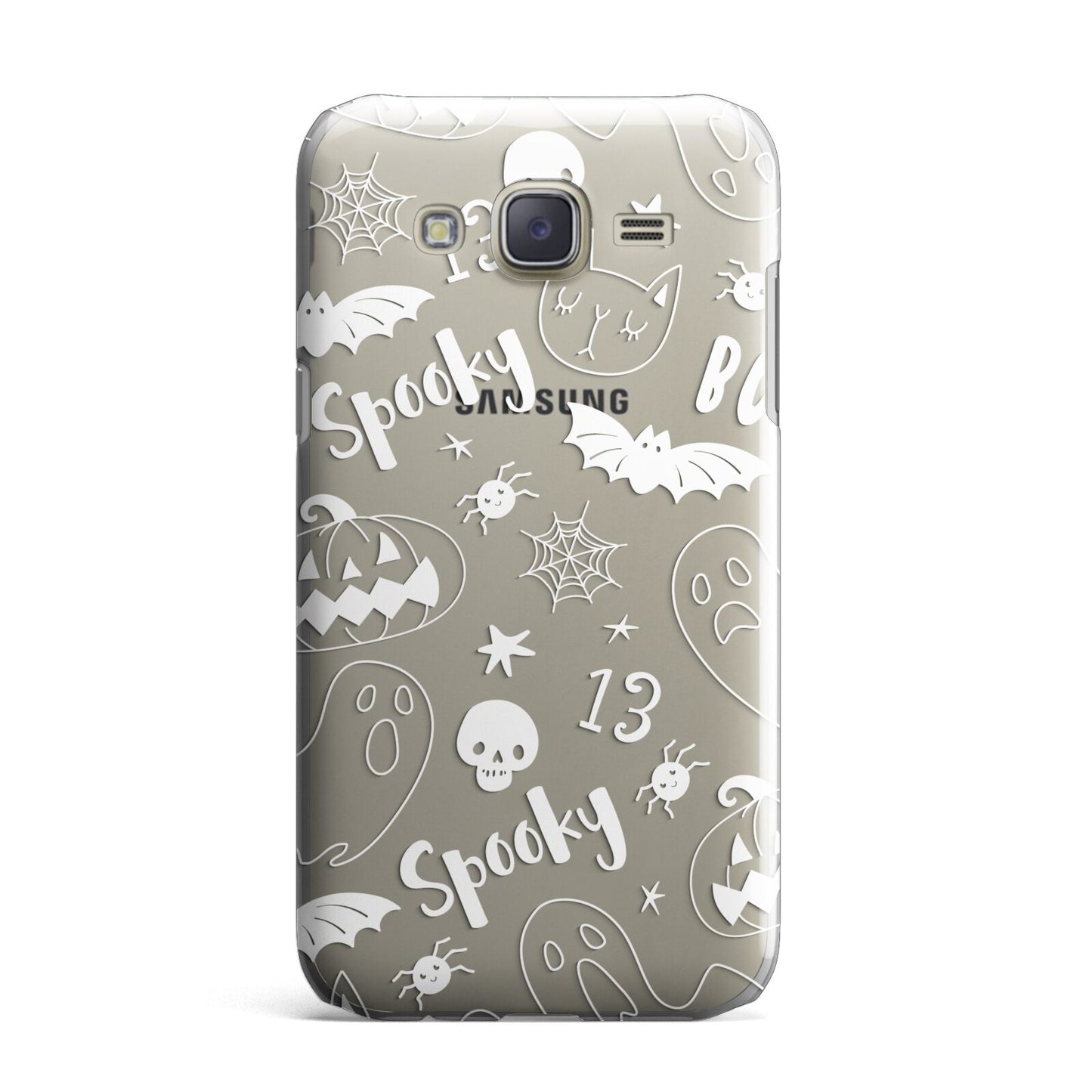 Cute Grey Halloween Samsung Galaxy J7 Case