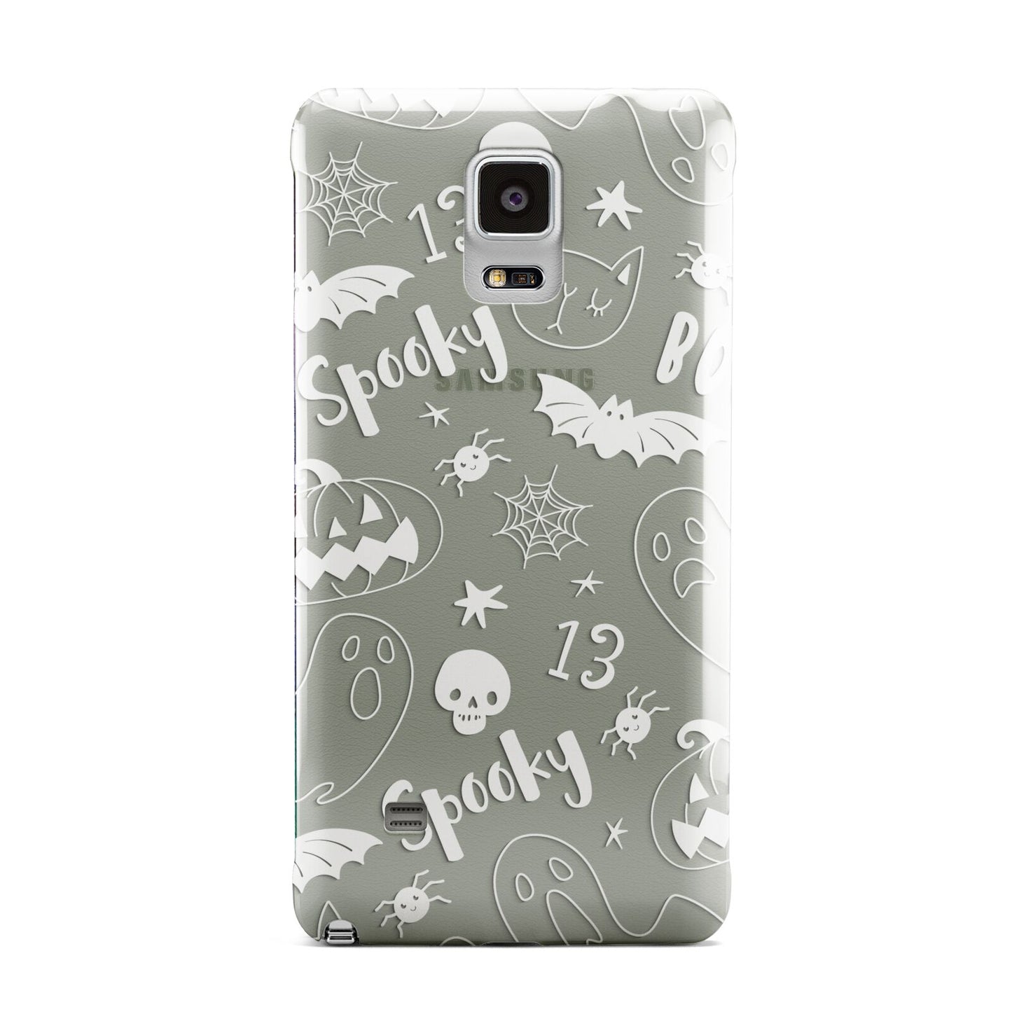 Cute Grey Halloween Samsung Galaxy Note 4 Case