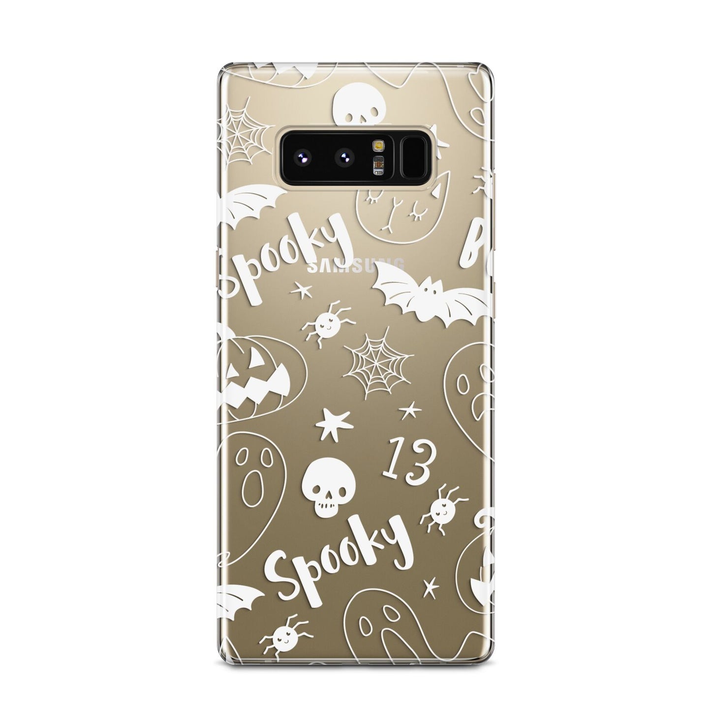 Cute Grey Halloween Samsung Galaxy Note 8 Case