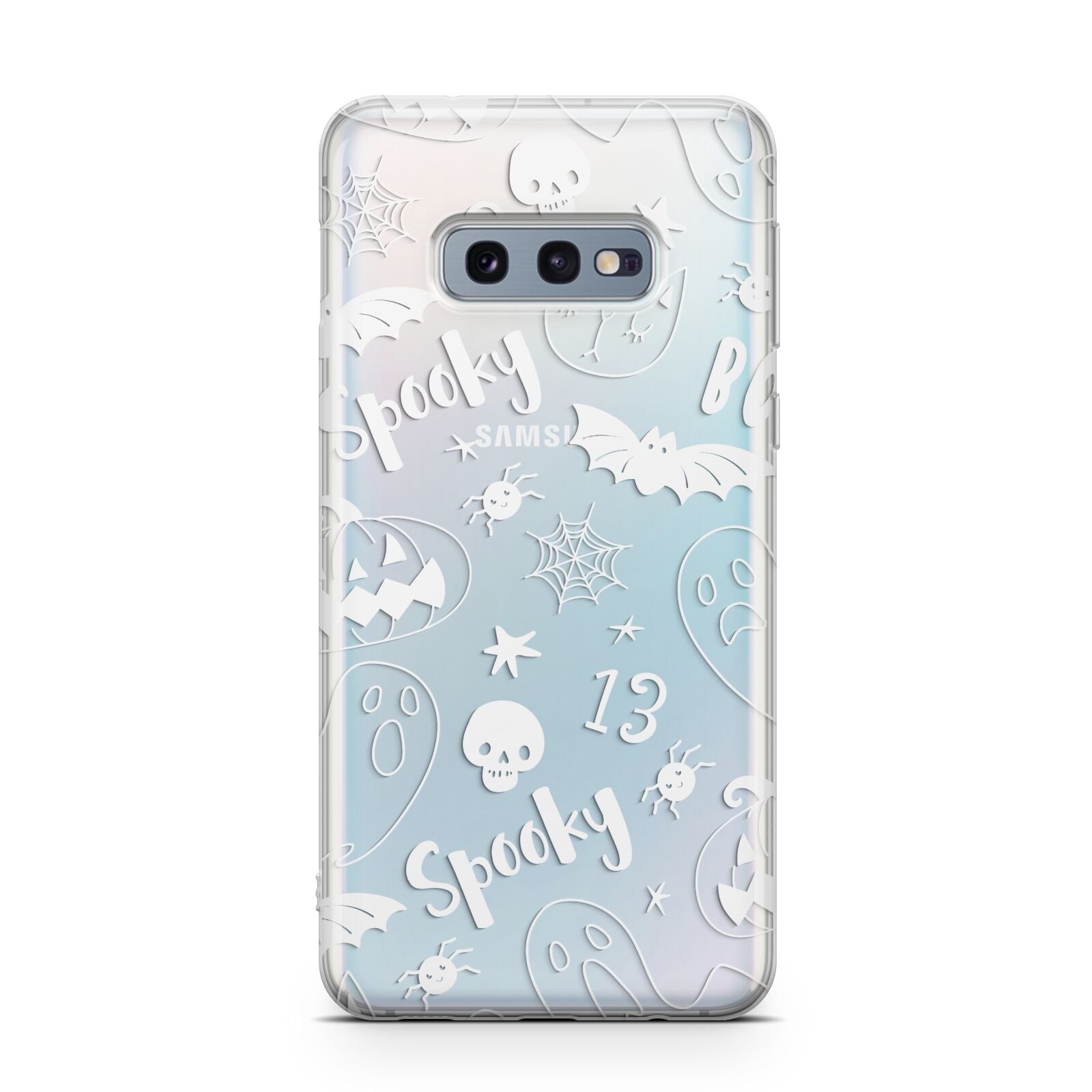 Cute Grey Halloween Samsung Galaxy S10E Case