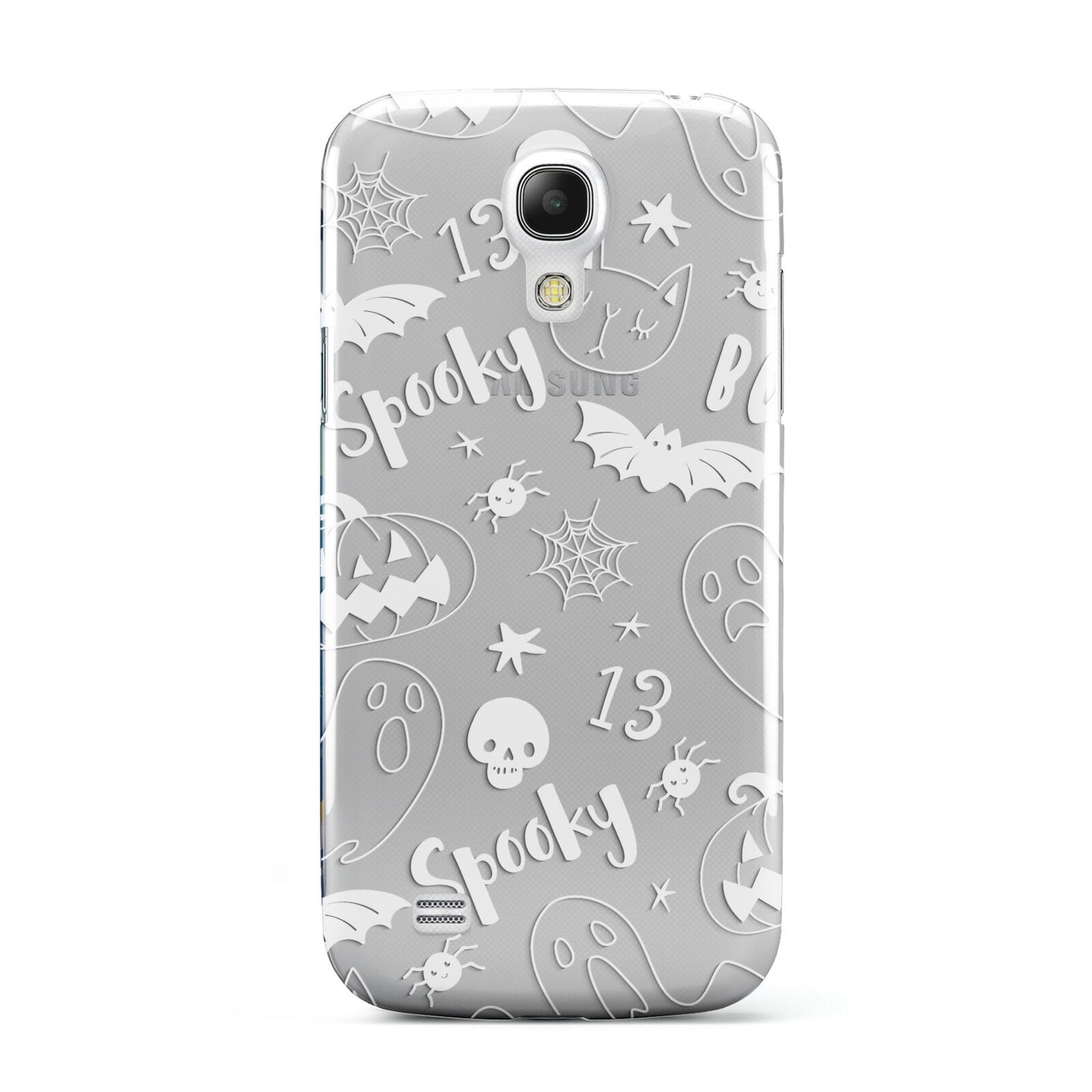 Cute Grey Halloween Samsung Galaxy S4 Mini Case