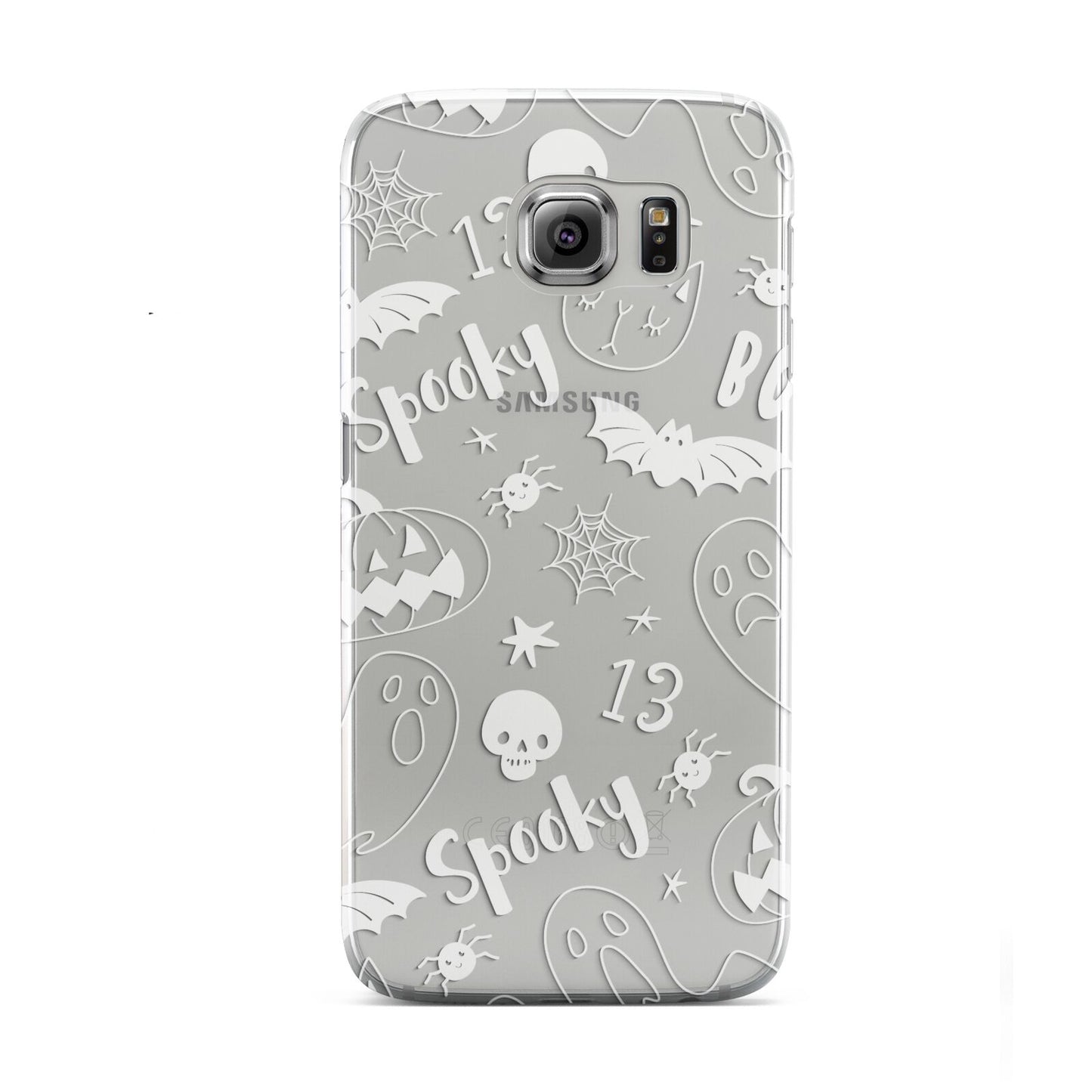 Cute Grey Halloween Samsung Galaxy S6 Case