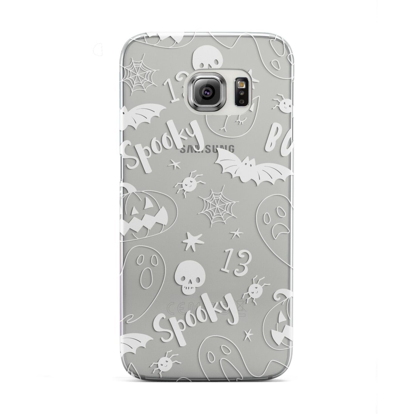 Cute Grey Halloween Samsung Galaxy S6 Edge Case