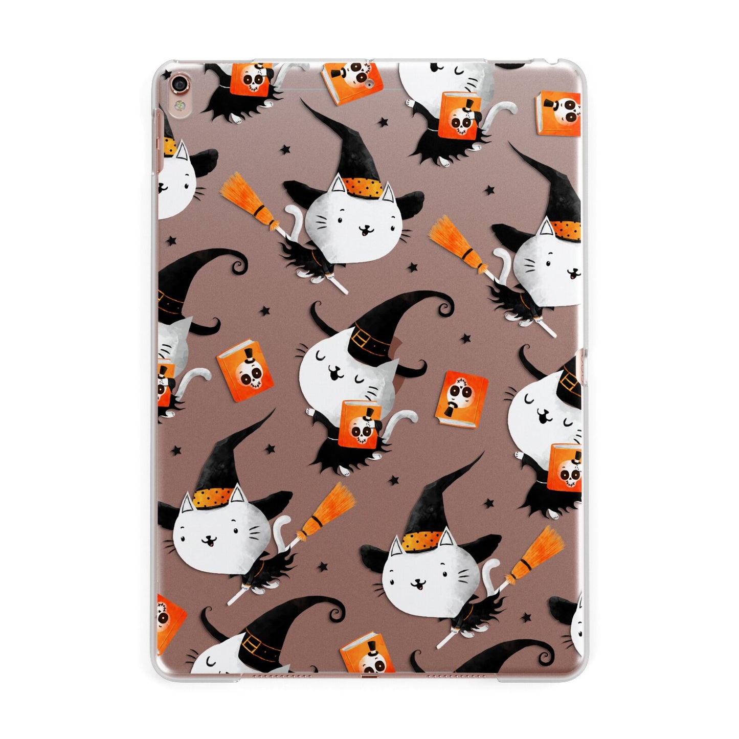 Cute Halloween Cats Apple iPad Rose Gold Case