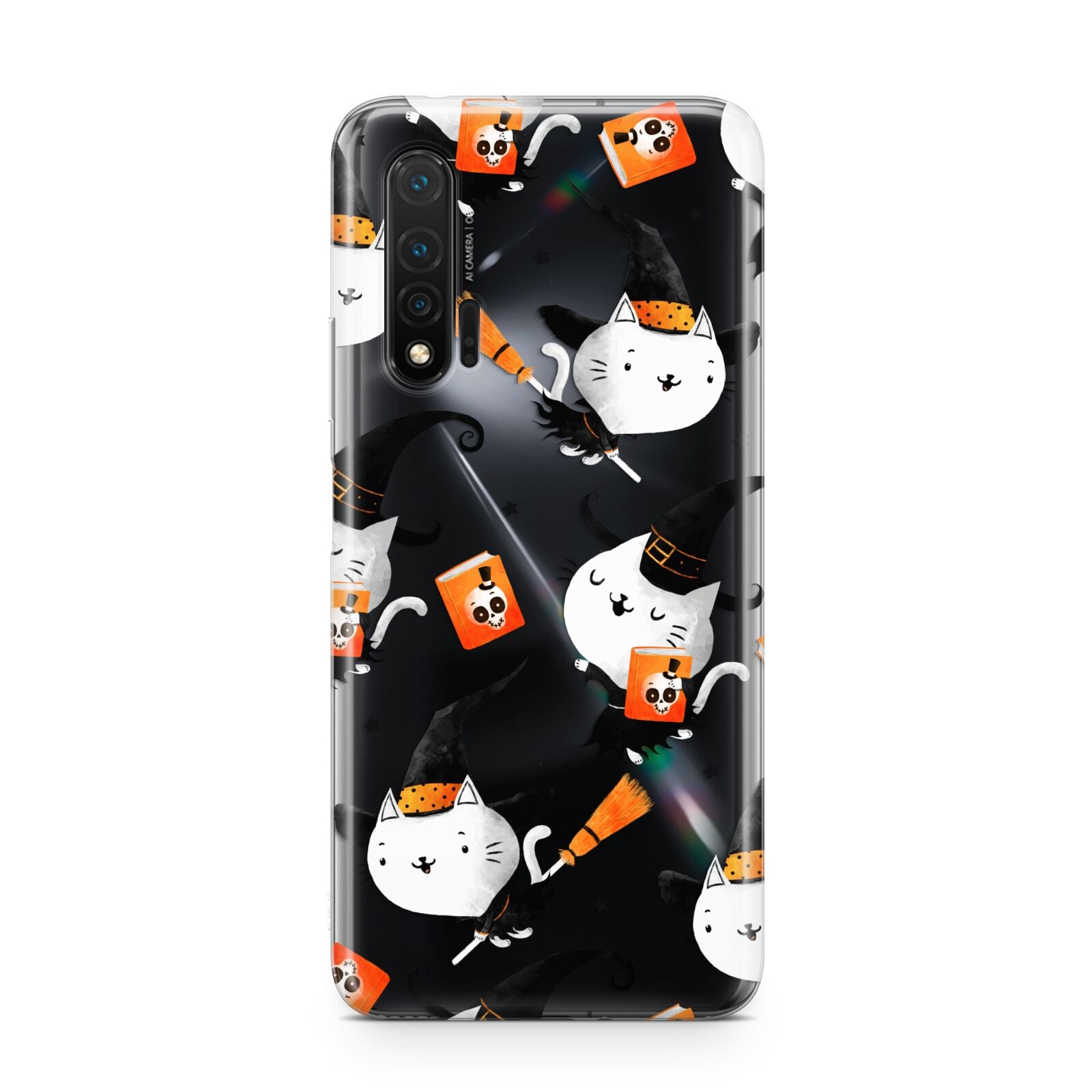 Cute Halloween Cats Huawei Nova 6 Phone Case