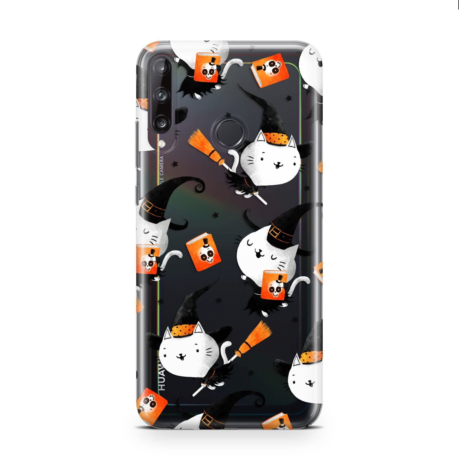 Cute Halloween Cats Huawei P40 Lite E Phone Case