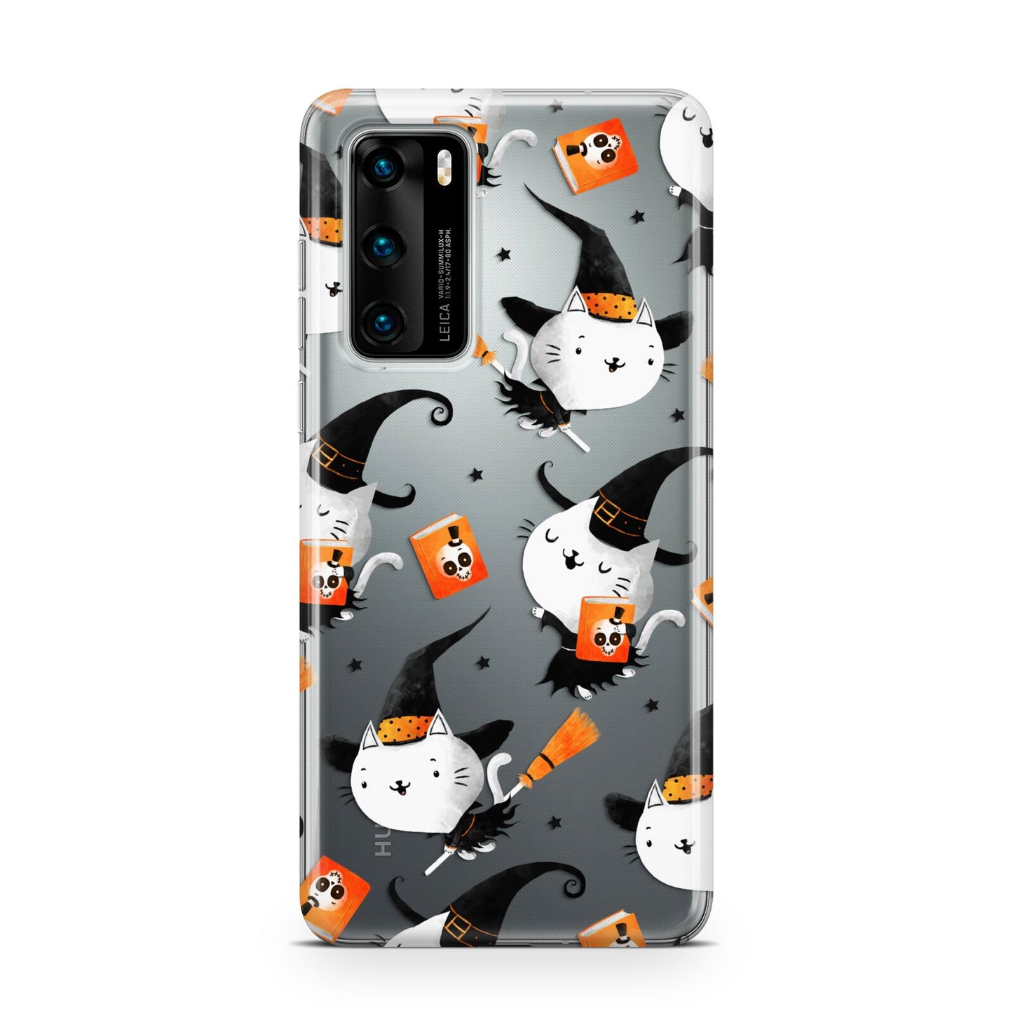 Cute Halloween Cats Huawei P40 Phone Case