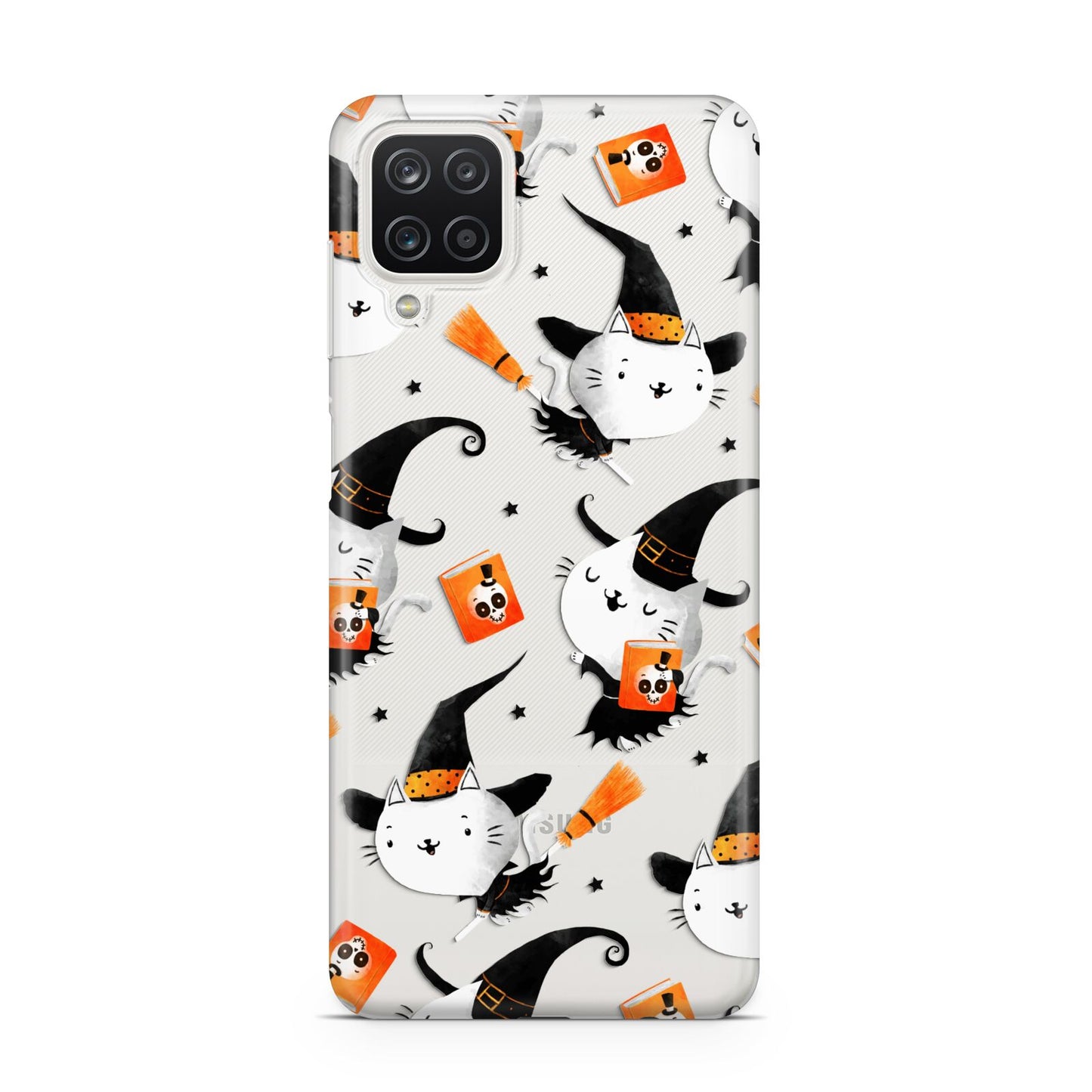 Cute Halloween Cats Samsung A12 Case