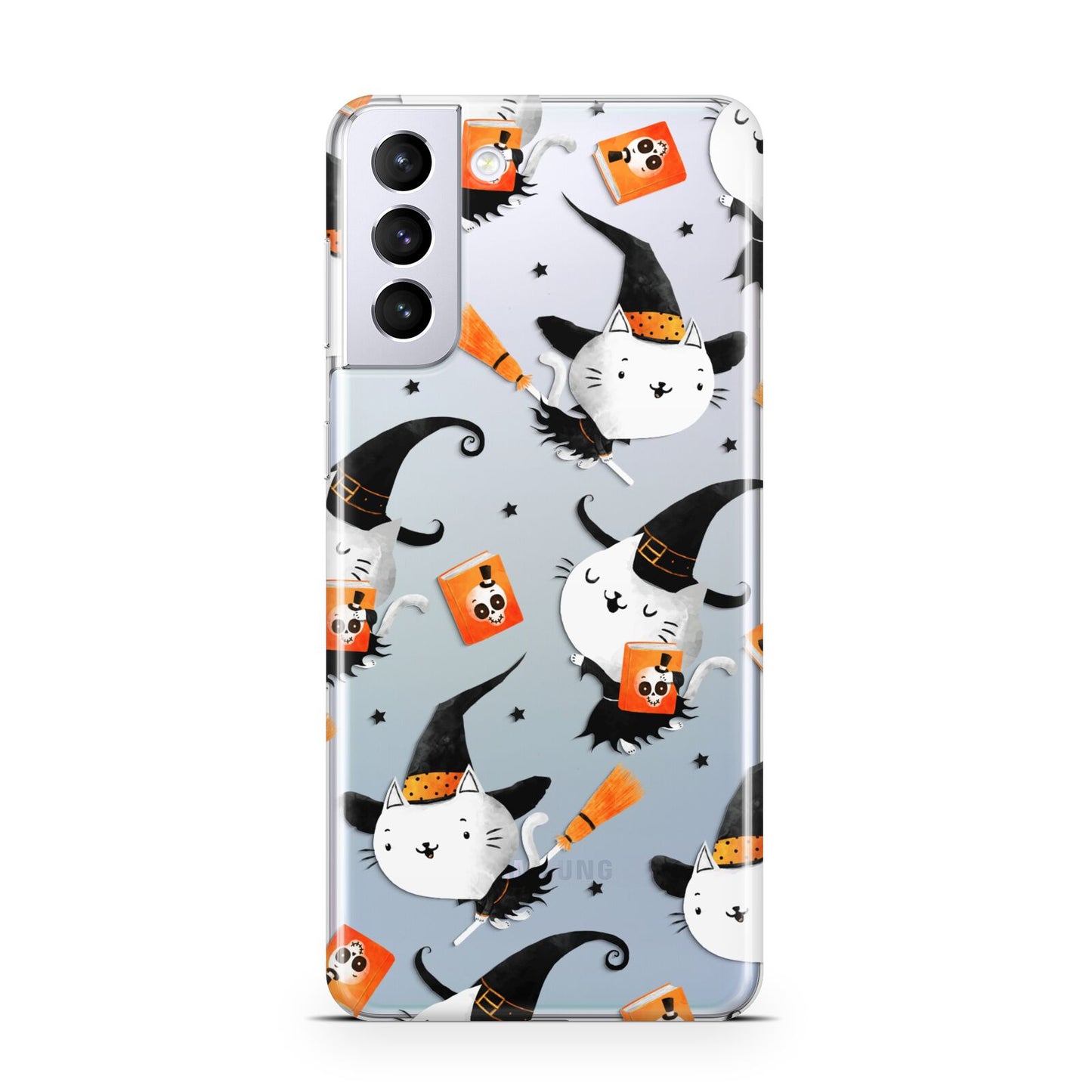 Cute Halloween Cats Samsung S21 Plus Case