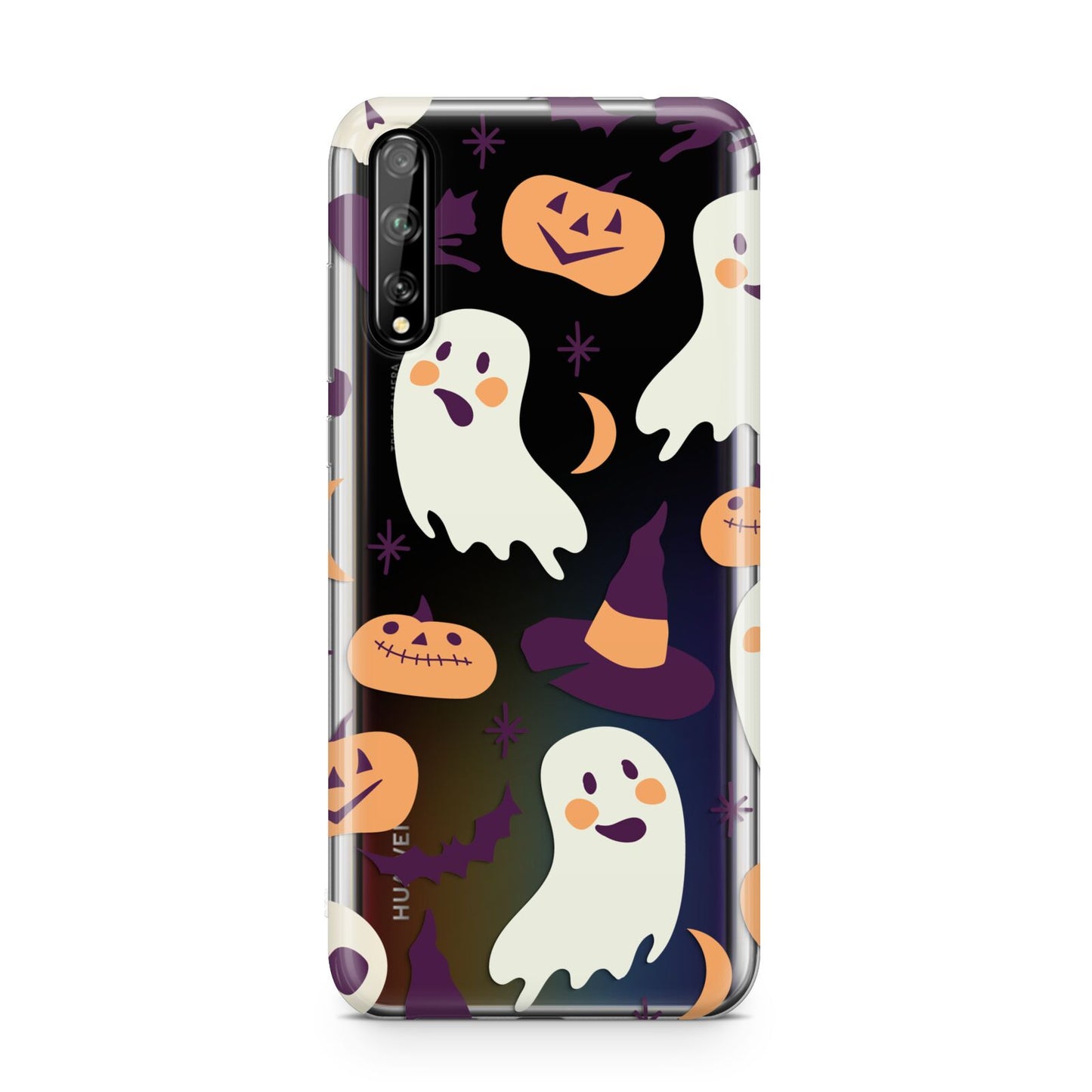 Cute Halloween Illustrations with Transparent Background Huawei Enjoy 10s Phone Case