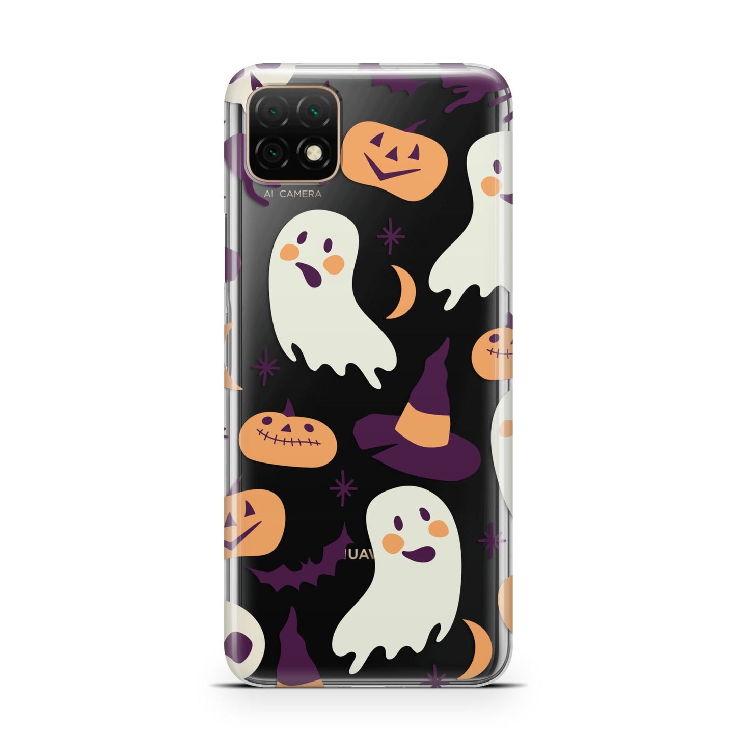 Cute Halloween Illustrations with Transparent Background Huawei Enjoy 20 Phone Case