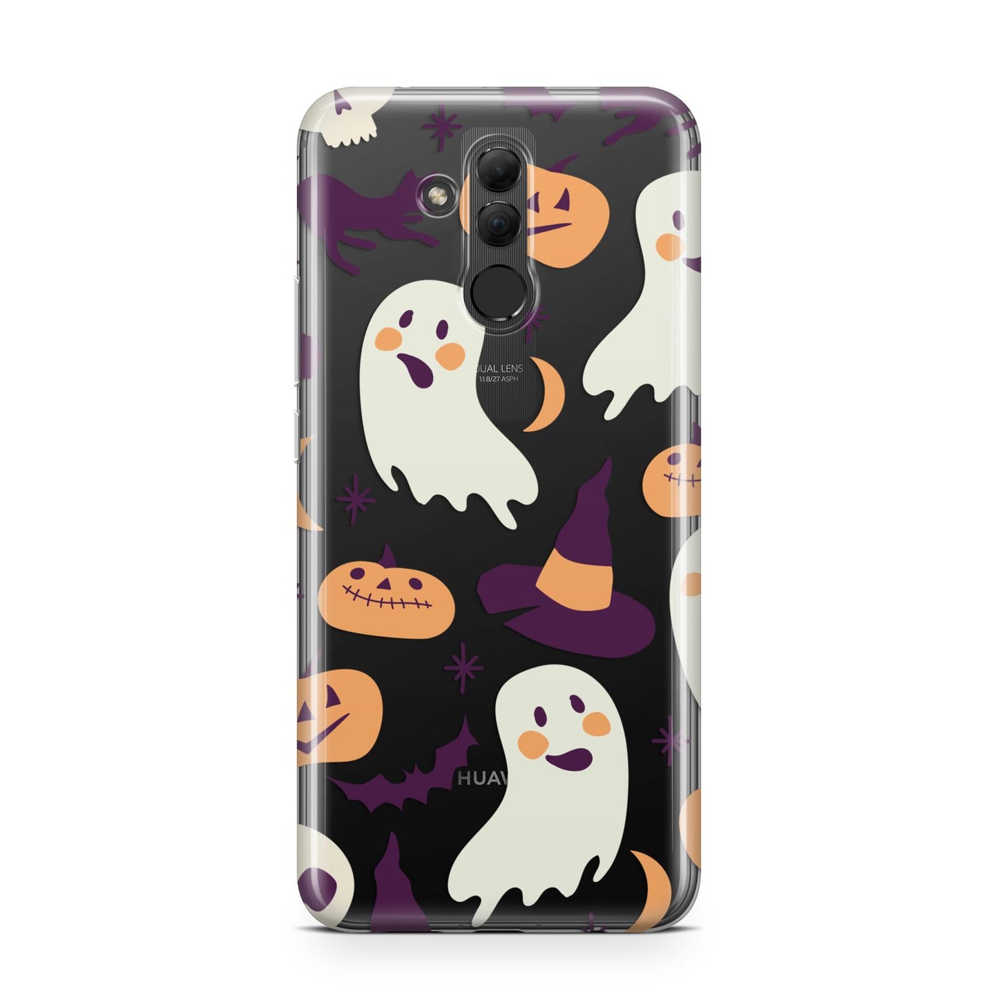 Cute Halloween Illustrations with Transparent Background Huawei Mate 20 Lite