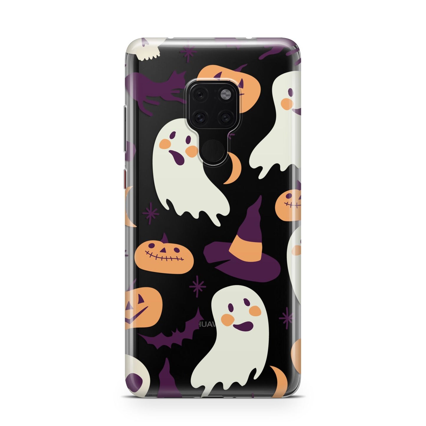 Cute Halloween Illustrations with Transparent Background Huawei Mate 20 Phone Case