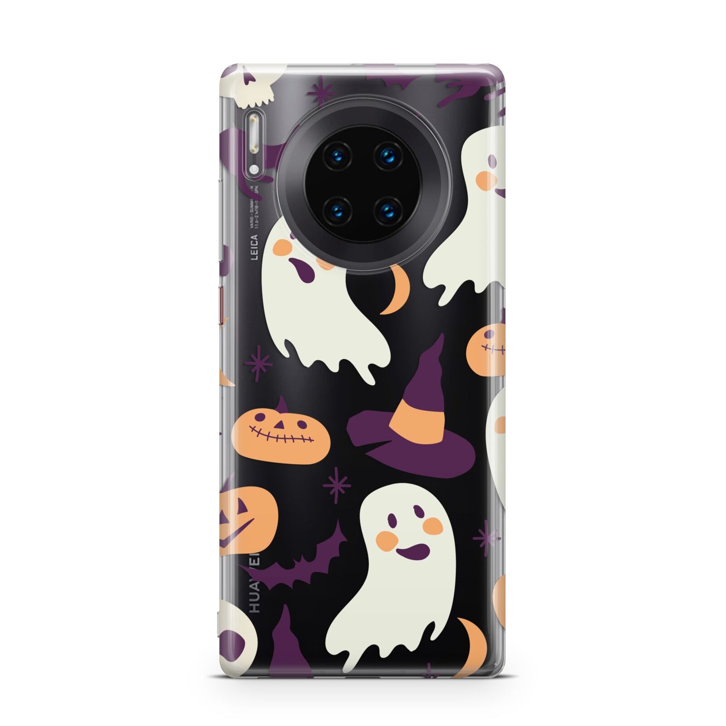 Cute Halloween Illustrations with Transparent Background Huawei Mate 30 Pro Phone Case