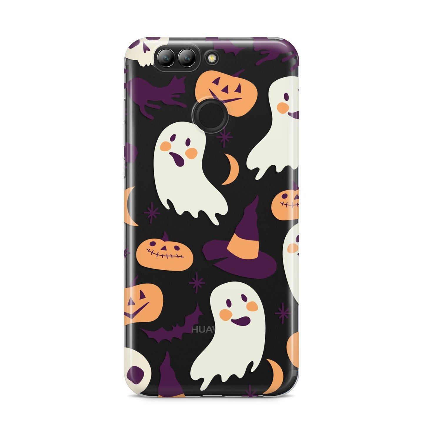 Cute Halloween Illustrations with Transparent Background Huawei Nova 2s Phone Case