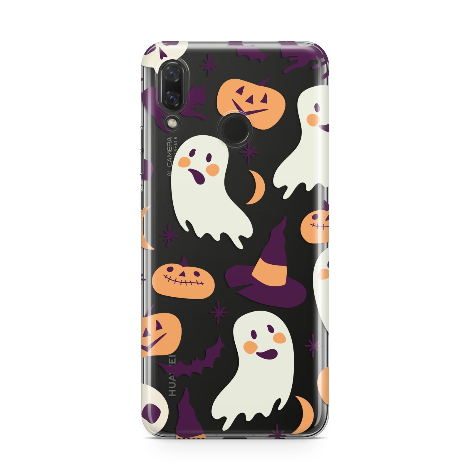 Cute Halloween Illustrations with Transparent Background Huawei Nova 3 Phone Case