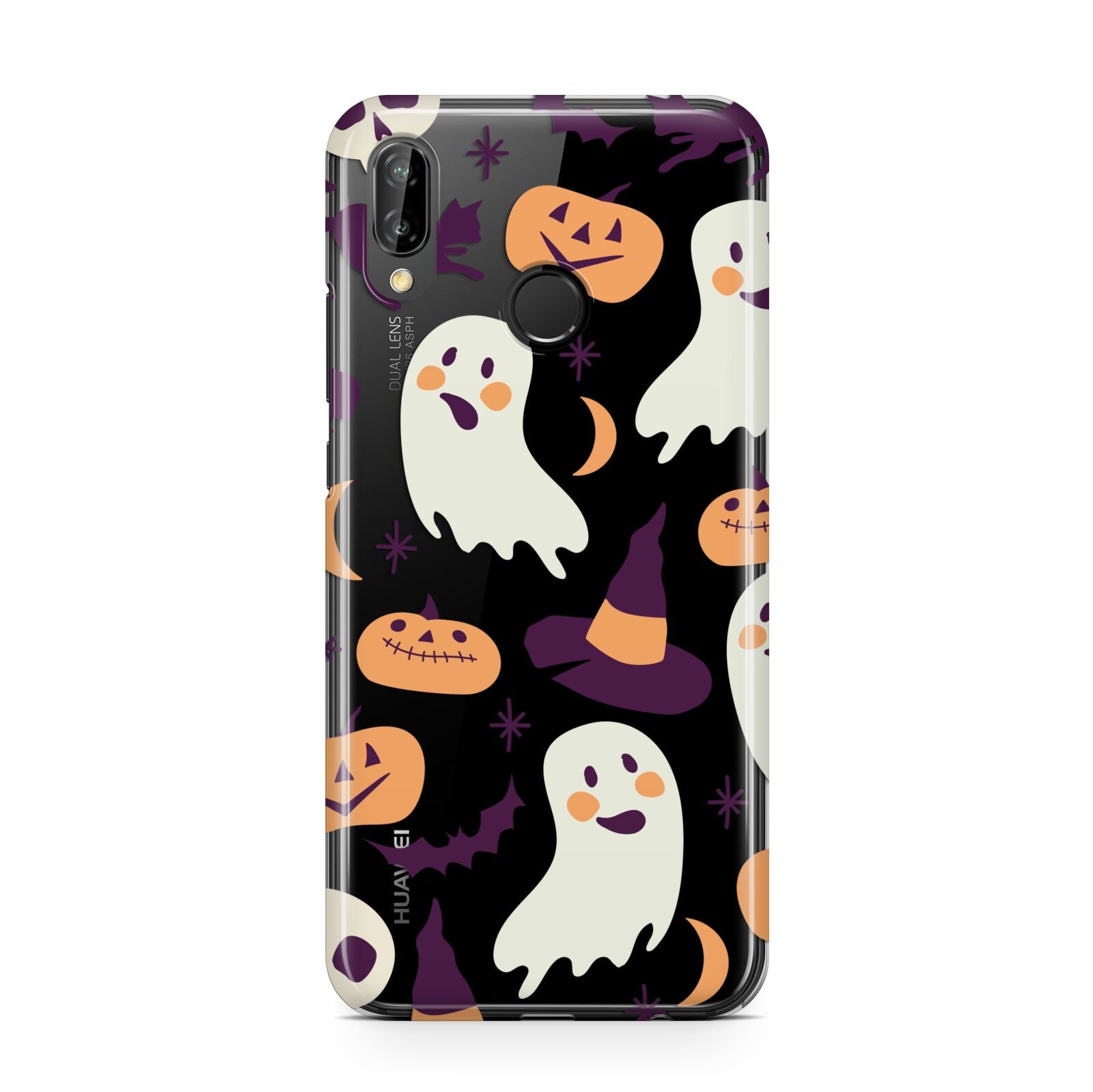 Cute Halloween Illustrations with Transparent Background Huawei P20 Lite Phone Case