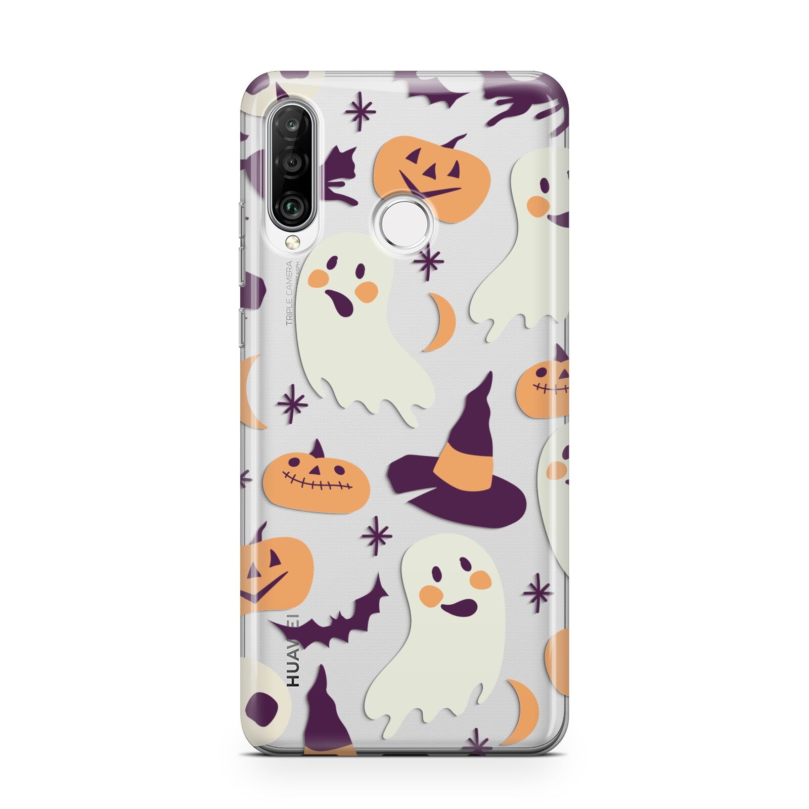 Cute Halloween Illustrations with Transparent Background Huawei P30 Lite Phone Case