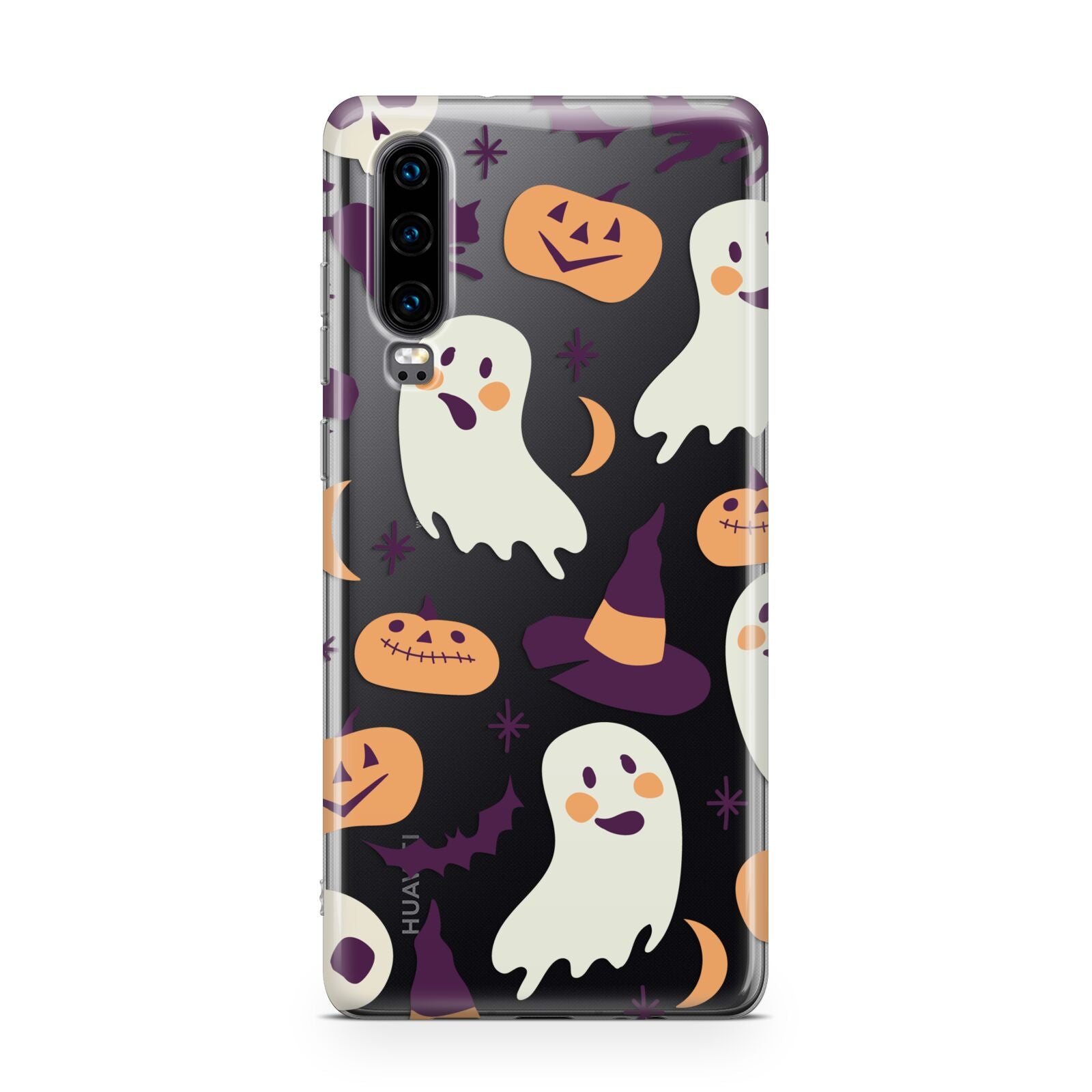 Cute Halloween Illustrations with Transparent Background Huawei P30 Phone Case