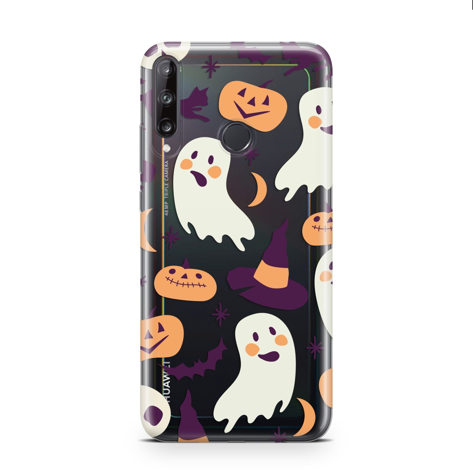 Cute Halloween Illustrations with Transparent Background Huawei P40 Lite E Phone Case