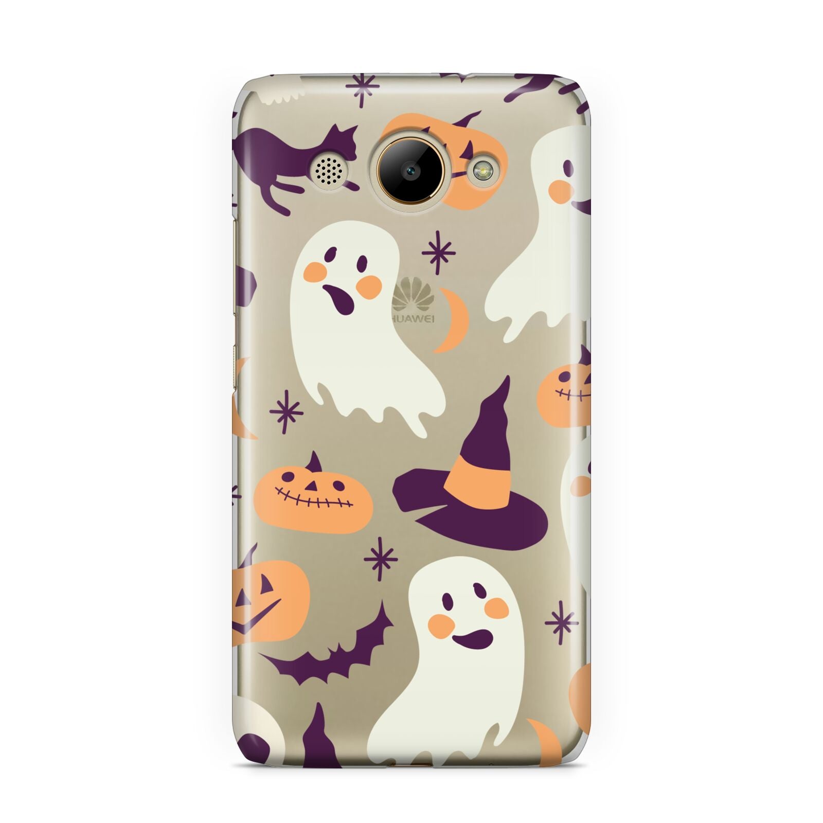 Cute Halloween Illustrations with Transparent Background Huawei Y3 2017