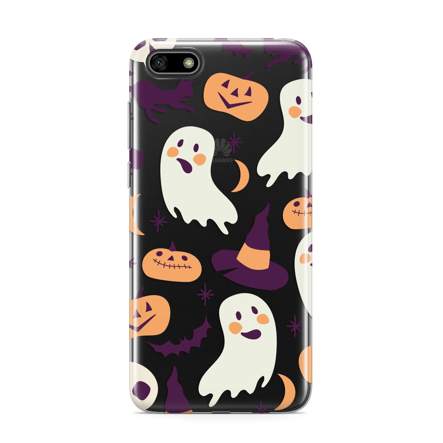 Cute Halloween Illustrations with Transparent Background Huawei Y5 Prime 2018 Phone Case