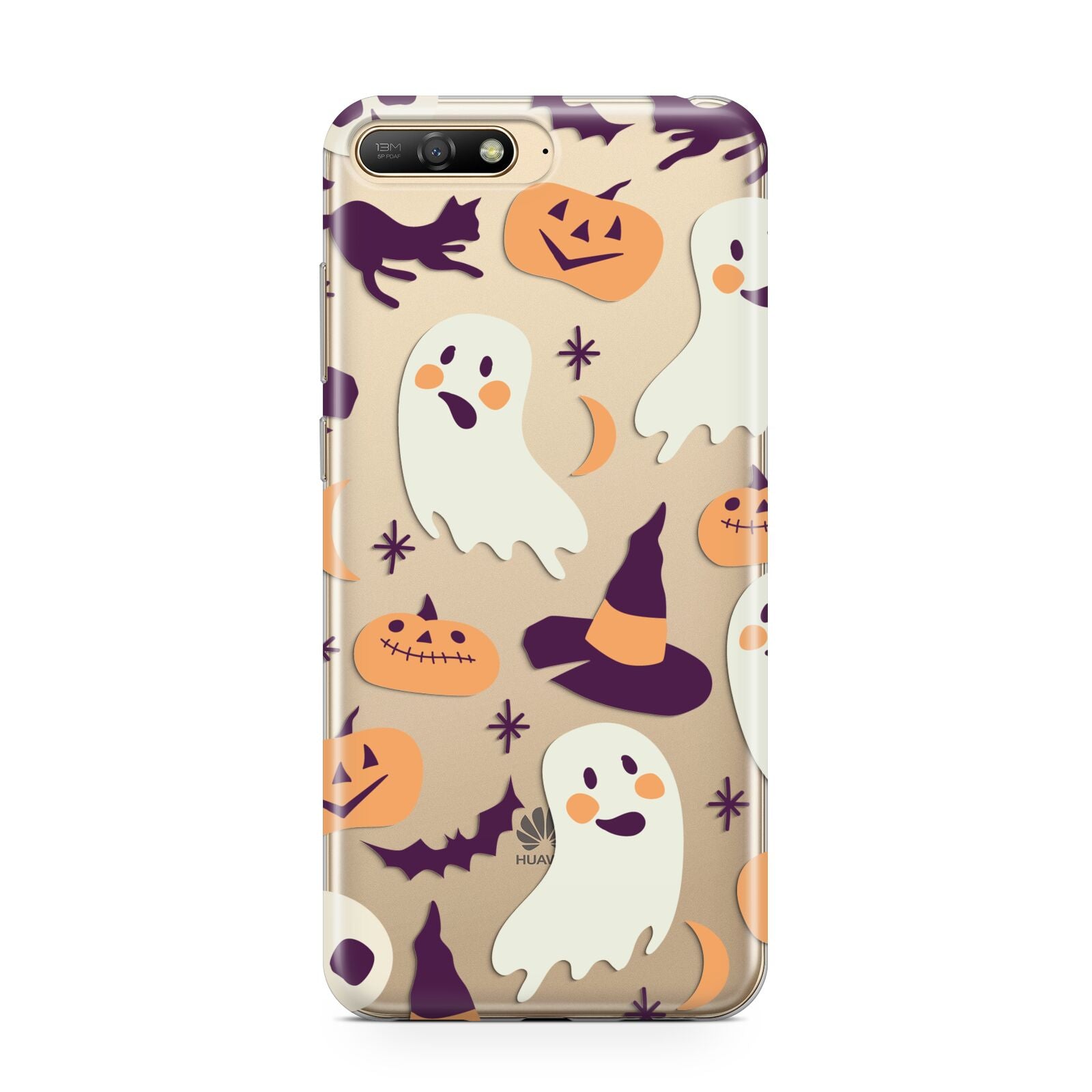 Cute Halloween Illustrations with Transparent Background Huawei Y6 2018