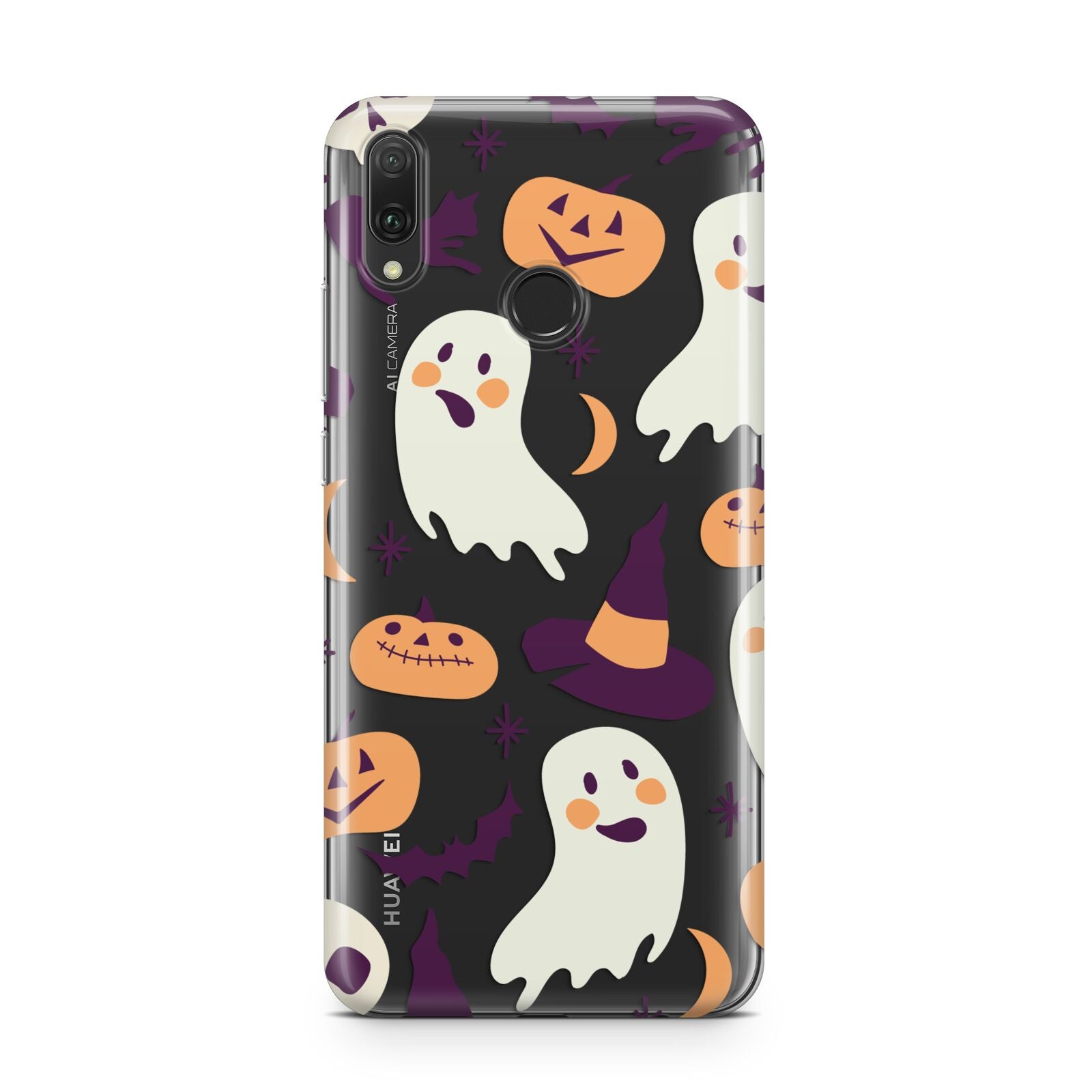 Cute Halloween Illustrations with Transparent Background Huawei Y9 2019