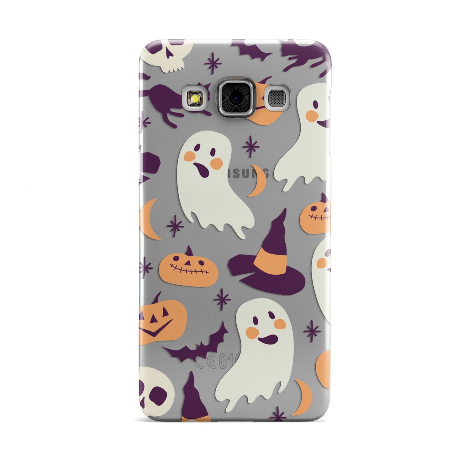 Cute Halloween Illustrations with Transparent Background Samsung Galaxy A3 Case