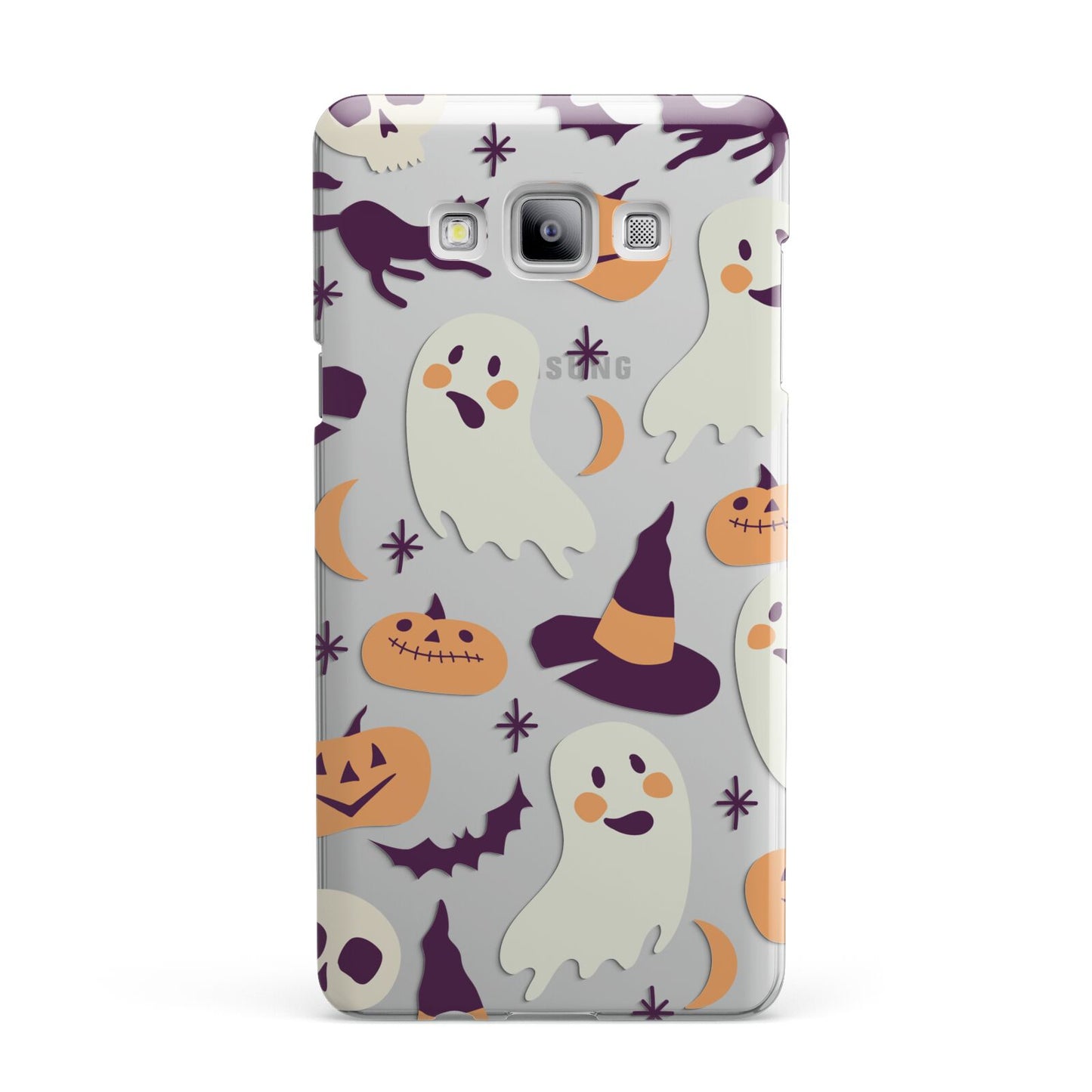 Cute Halloween Illustrations with Transparent Background Samsung Galaxy A7 2015 Case