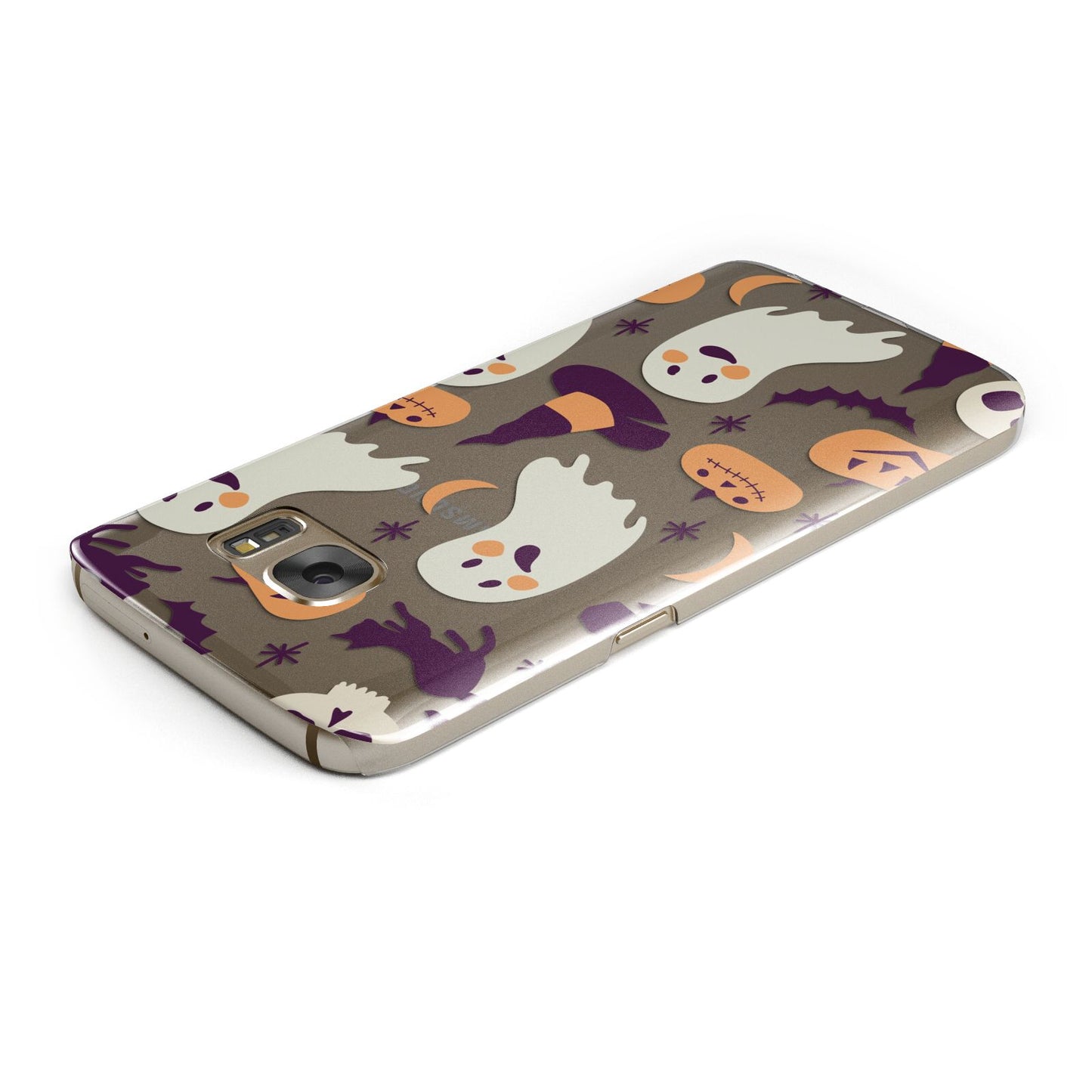 Cute Halloween Illustrations with Transparent Background Samsung Galaxy Case Top Cutout