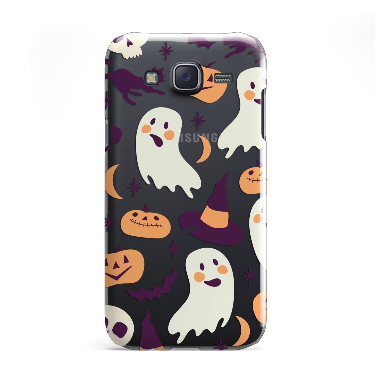 Cute Halloween Illustrations with Transparent Background Samsung Galaxy J5 Case