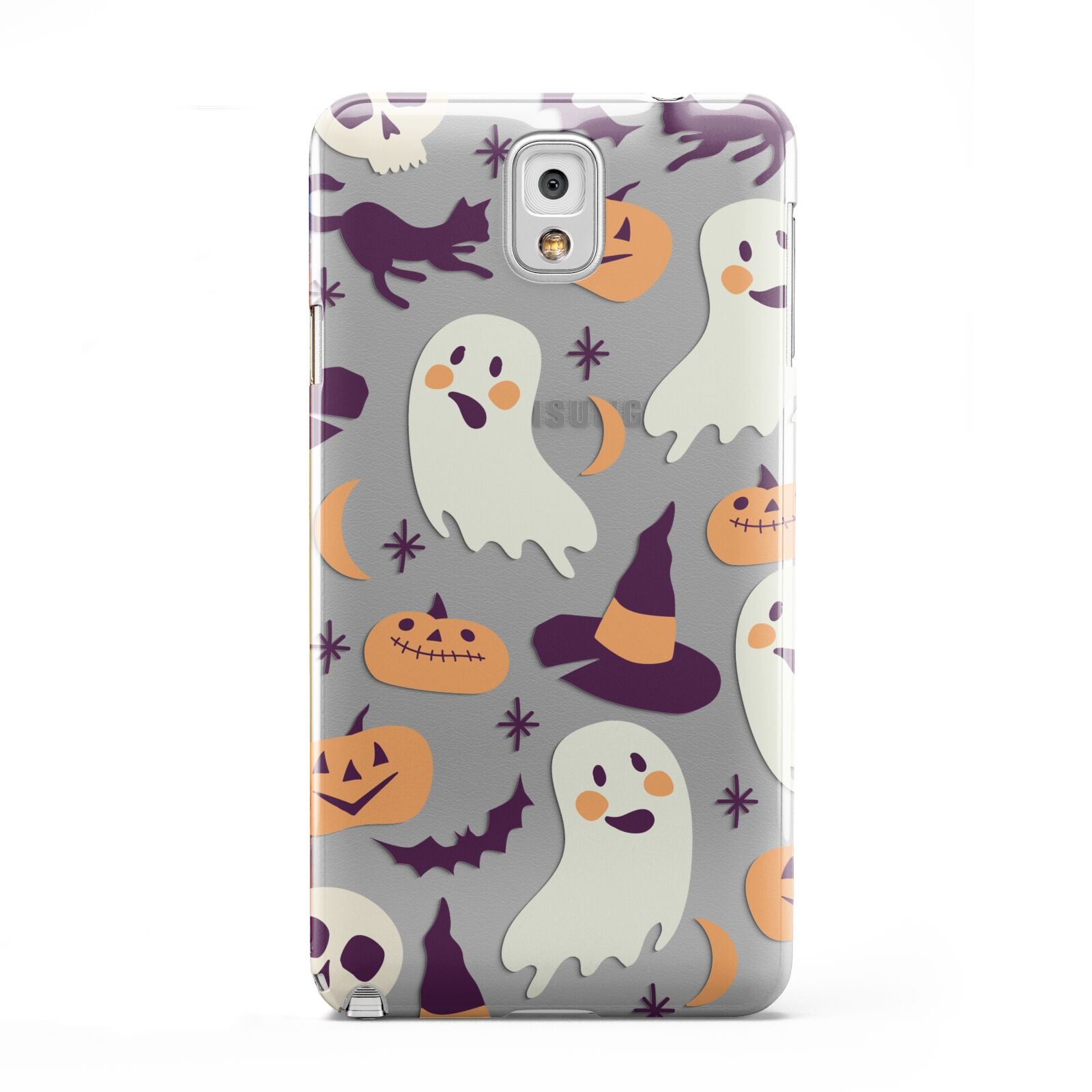 Cute Halloween Illustrations with Transparent Background Samsung Galaxy Note 3 Case