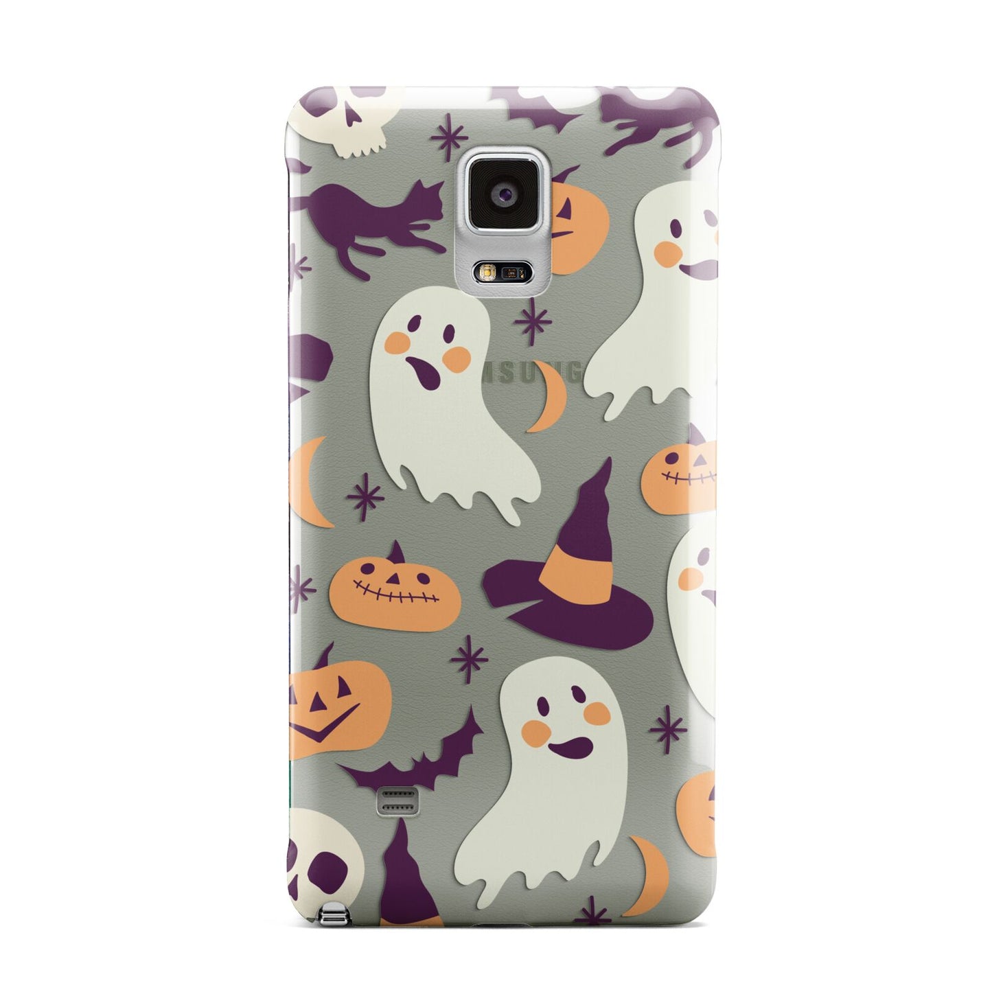 Cute Halloween Illustrations with Transparent Background Samsung Galaxy Note 4 Case