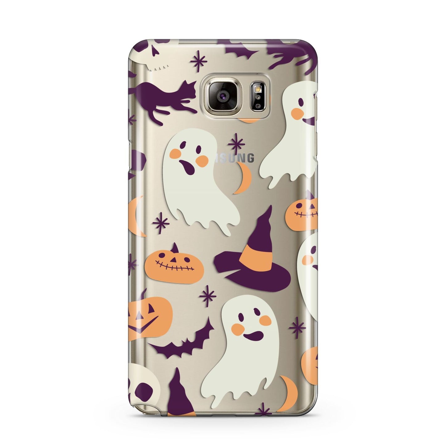 Cute Halloween Illustrations with Transparent Background Samsung Galaxy Note 5 Case