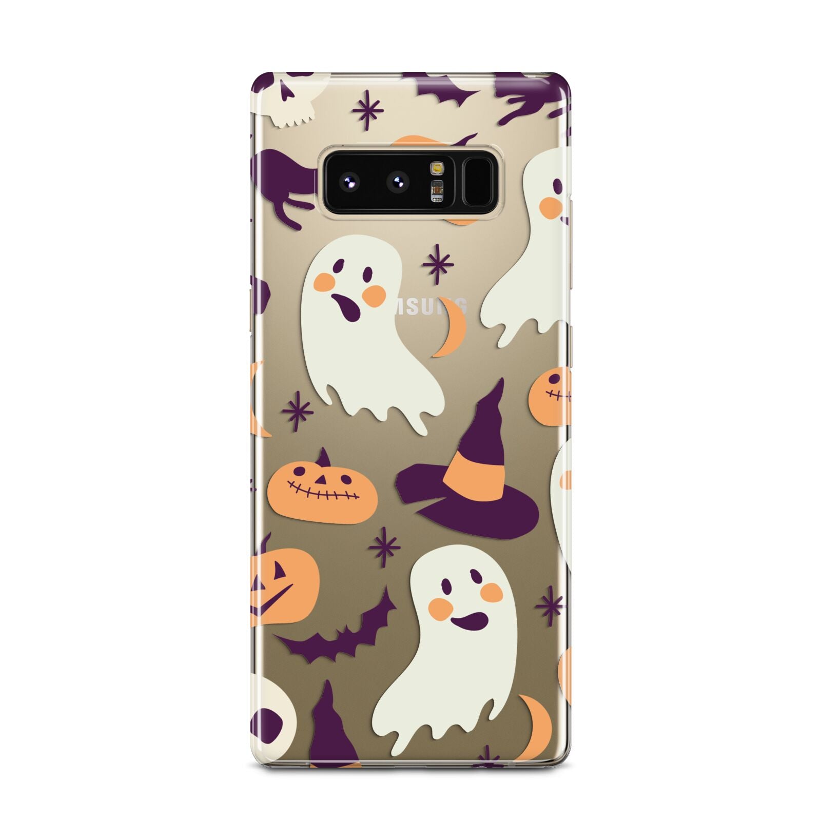 Cute Halloween Illustrations with Transparent Background Samsung Galaxy Note 8 Case