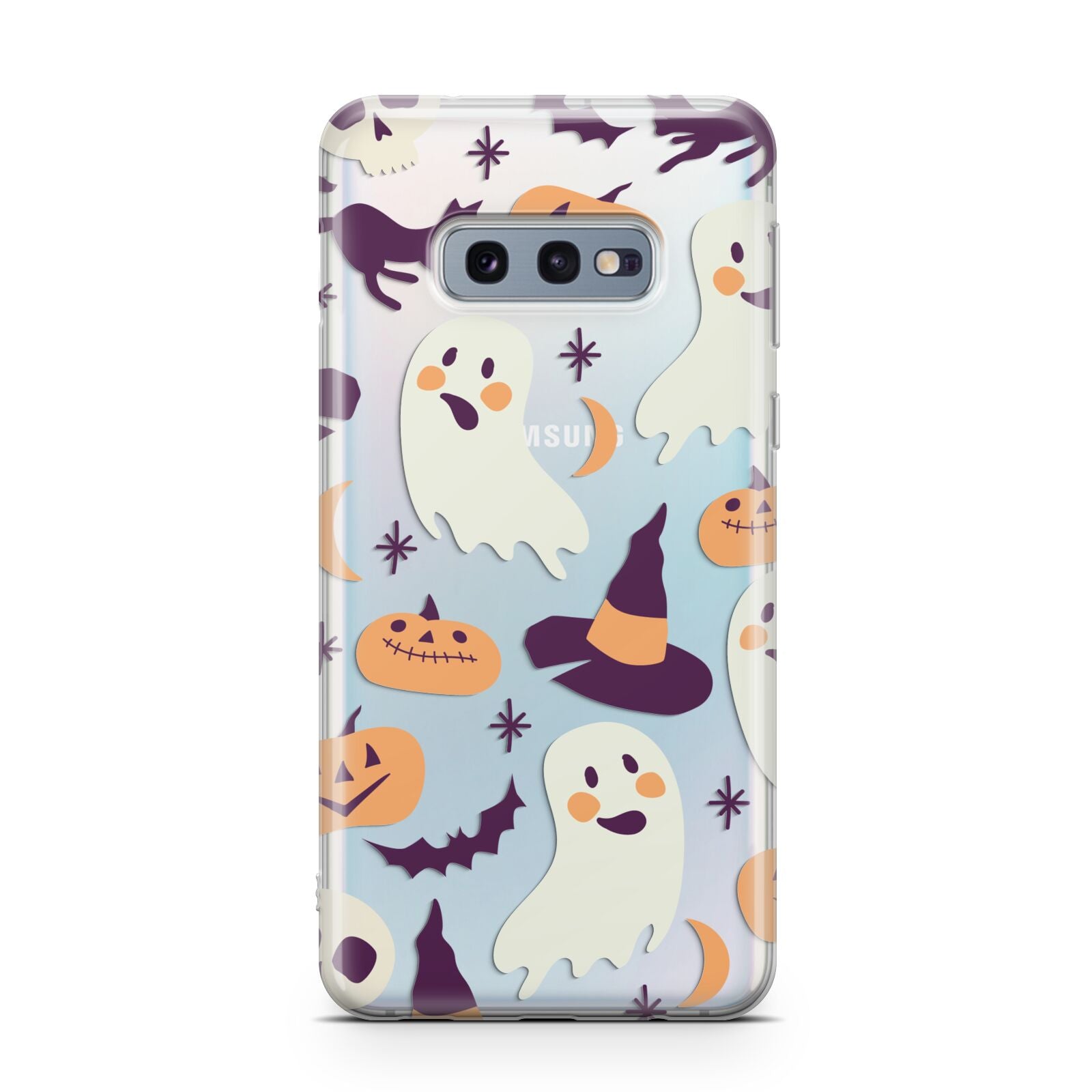 Cute Halloween Illustrations with Transparent Background Samsung Galaxy S10E Case