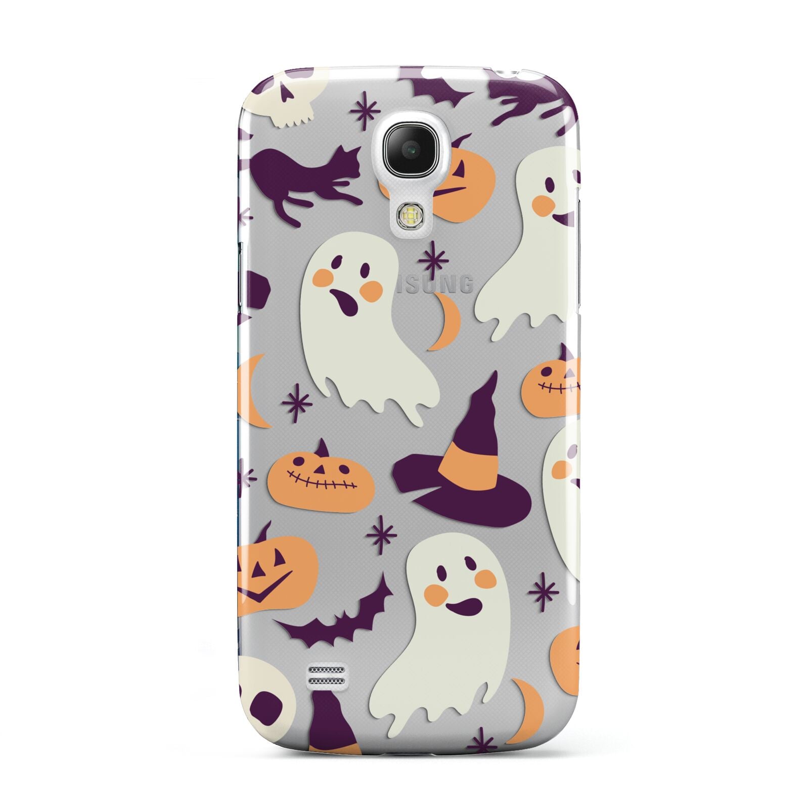 Cute Halloween Illustrations with Transparent Background Samsung Galaxy S4 Mini Case