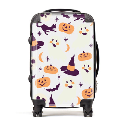 Cute Halloween Illustrations with Transparent Background Suitcase