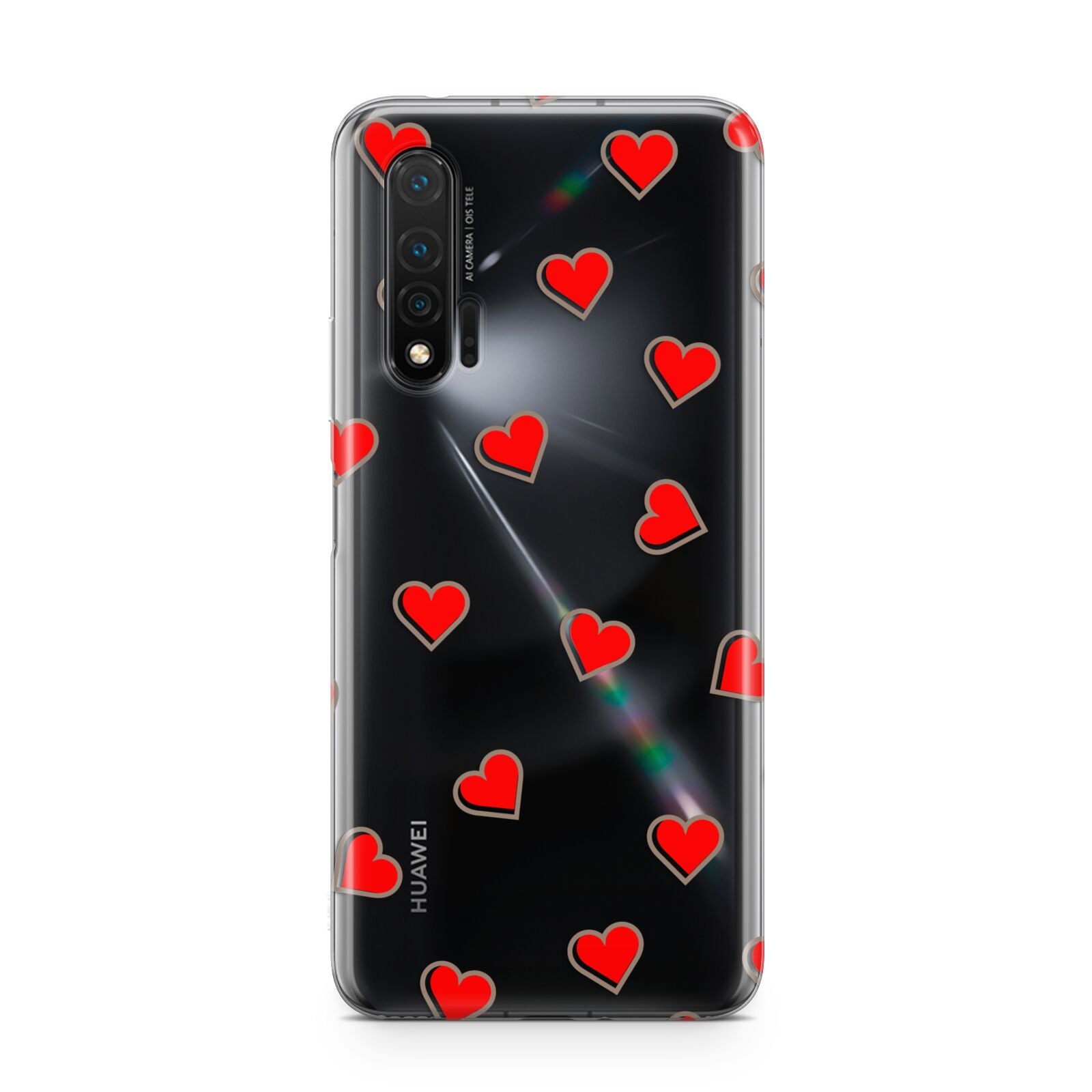 Cute Red Hearts Huawei Nova 6 Phone Case