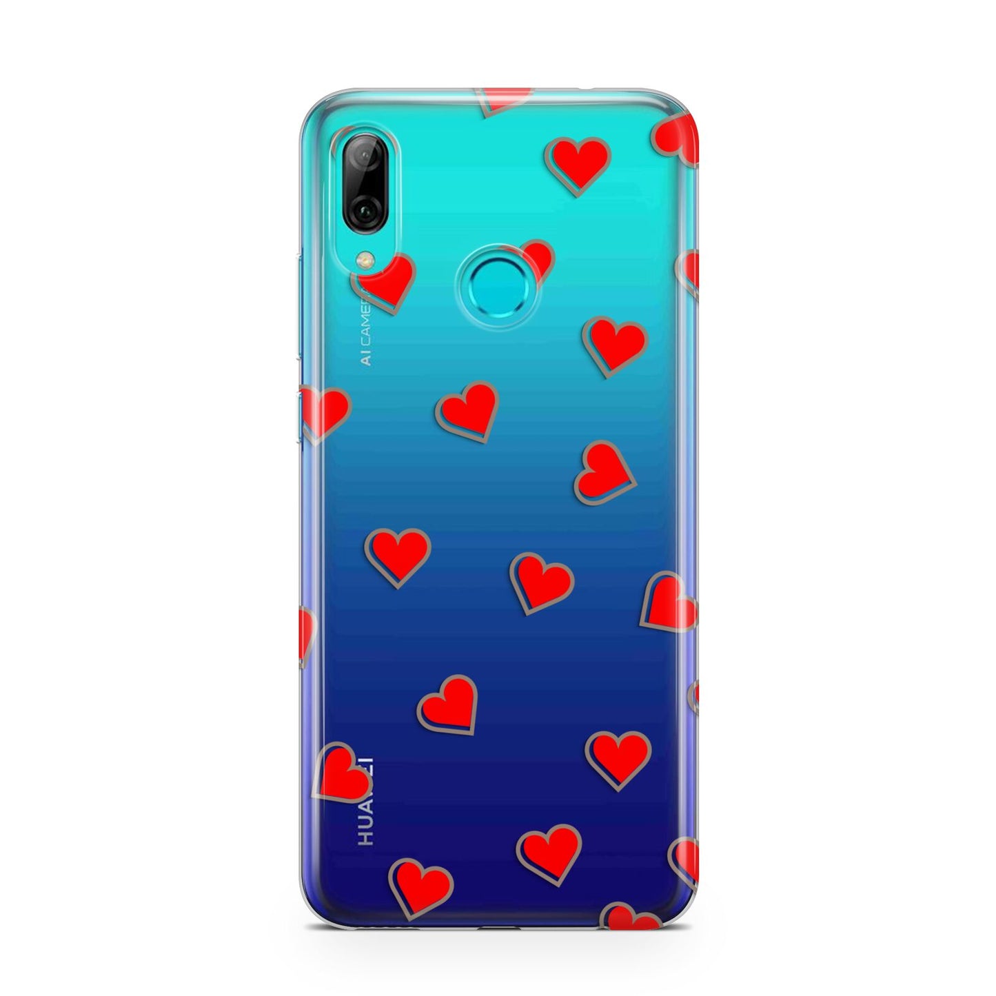 Cute Red Hearts Huawei P Smart 2019 Case