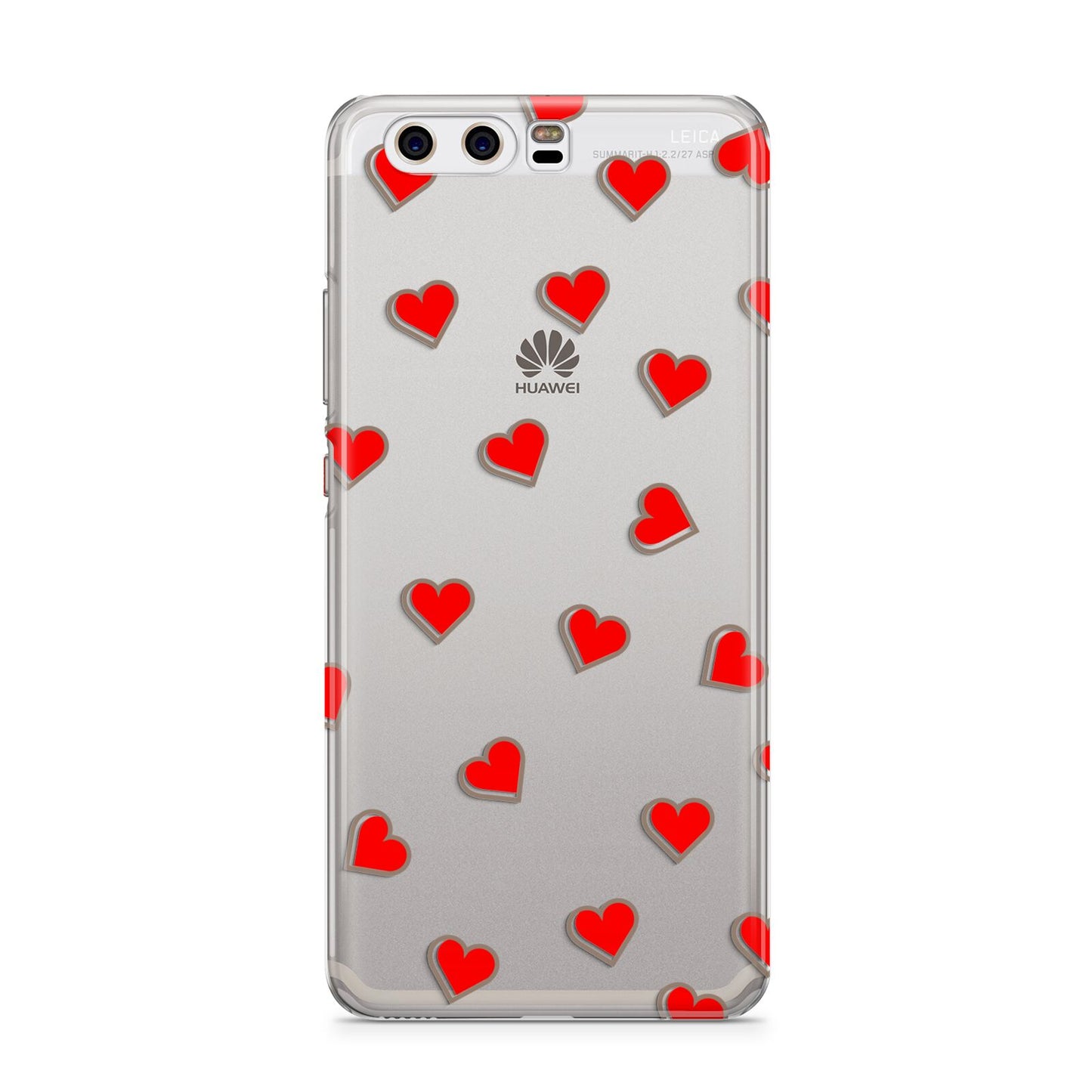 Cute Red Hearts Huawei P10 Phone Case