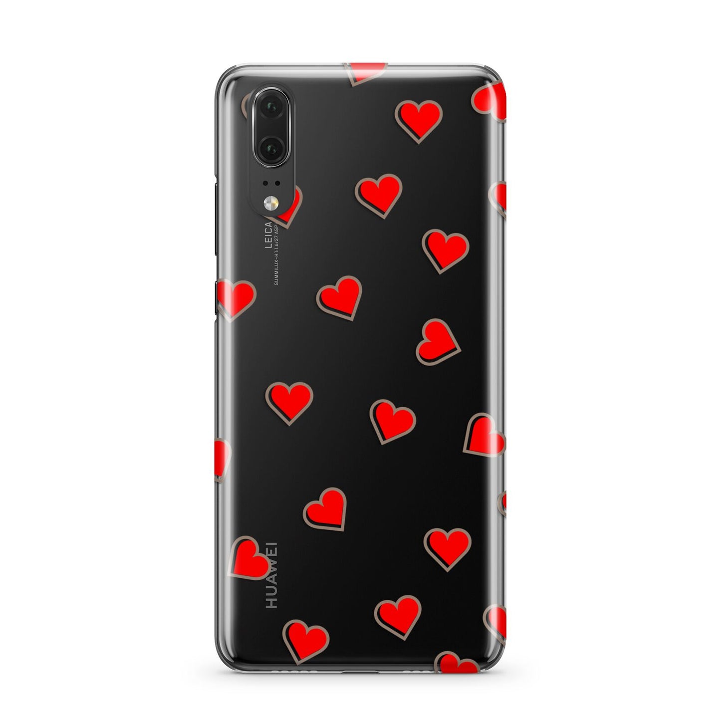 Cute Red Hearts Huawei P20 Phone Case