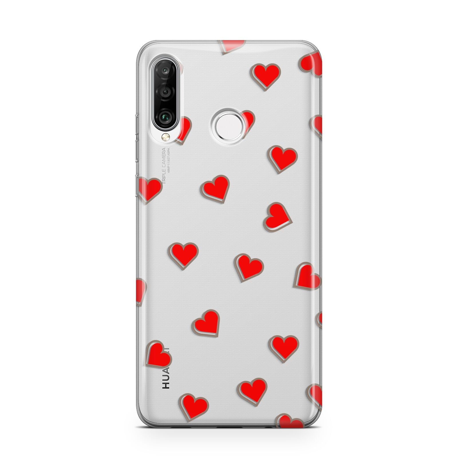 Cute Red Hearts Huawei P30 Lite Phone Case