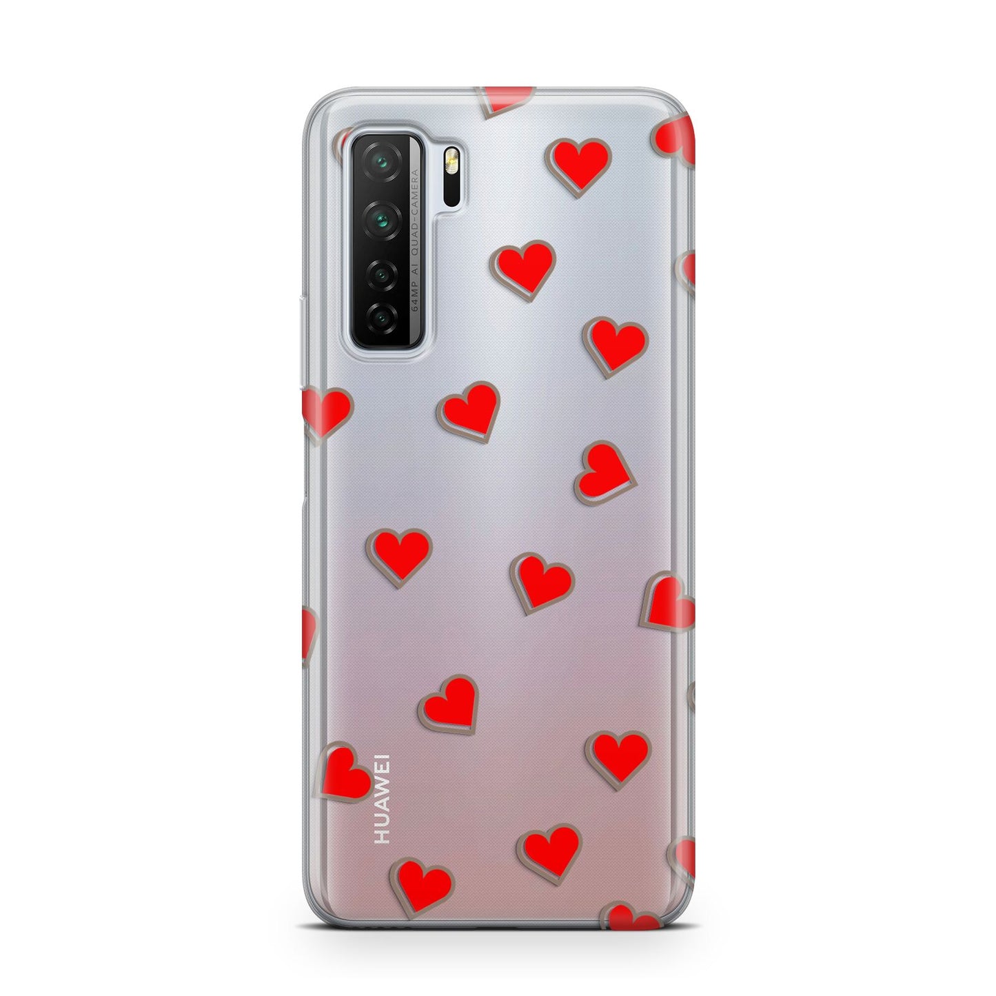 Cute Red Hearts Huawei P40 Lite 5G Phone Case