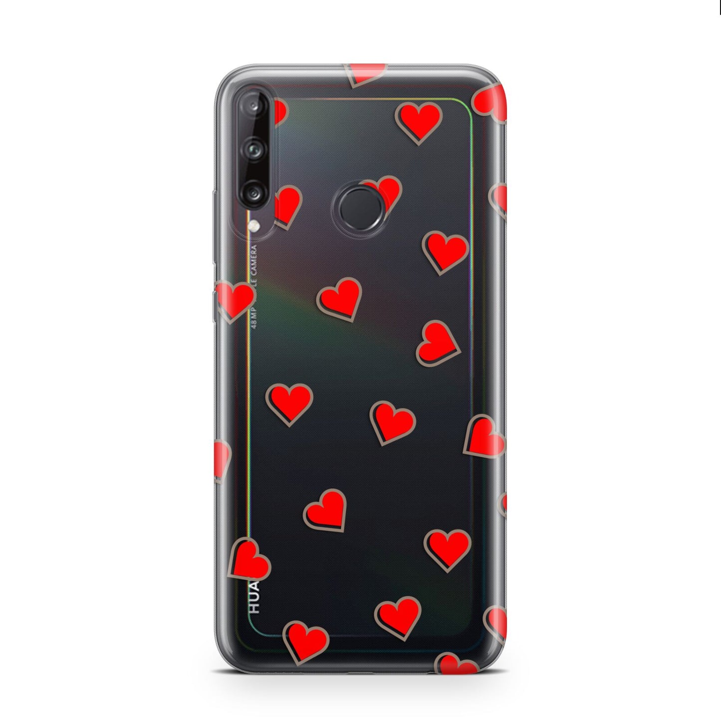 Cute Red Hearts Huawei P40 Lite E Phone Case