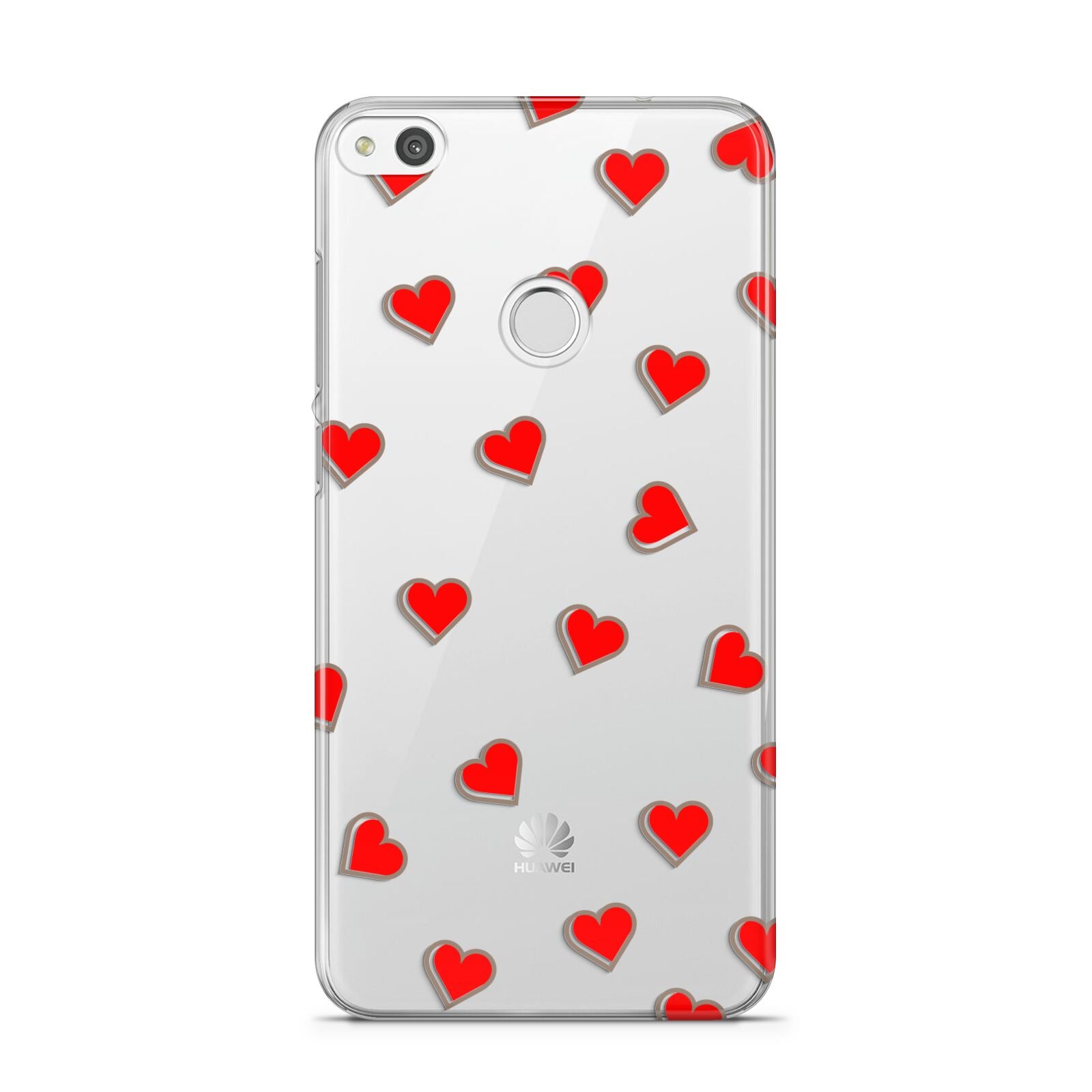 Cute Red Hearts Huawei P8 Lite Case