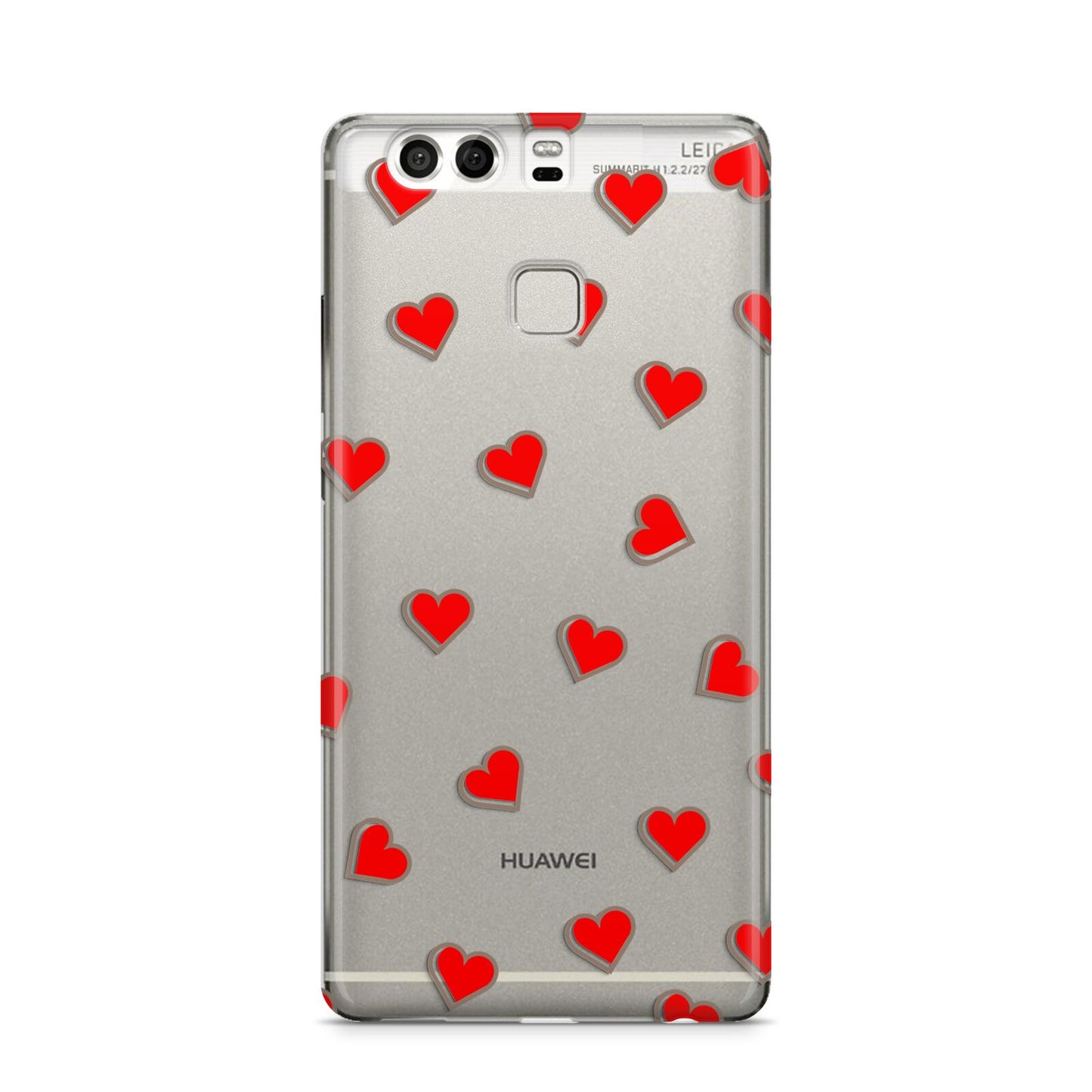 Cute Red Hearts Huawei P9 Case